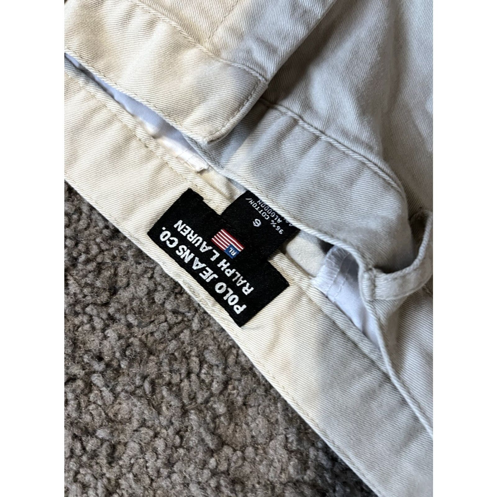 Polo Ralph Lauren Polo Ralph Lauren Pants Womens 6 Beige Low Rise Straight Leg Denim Cotton Blend 5-Pocket 30" Inseam 24" Vintage? (No, not vintage unless indicated) Size 28" / US 6 / IT 42 - 5 Thumbnail