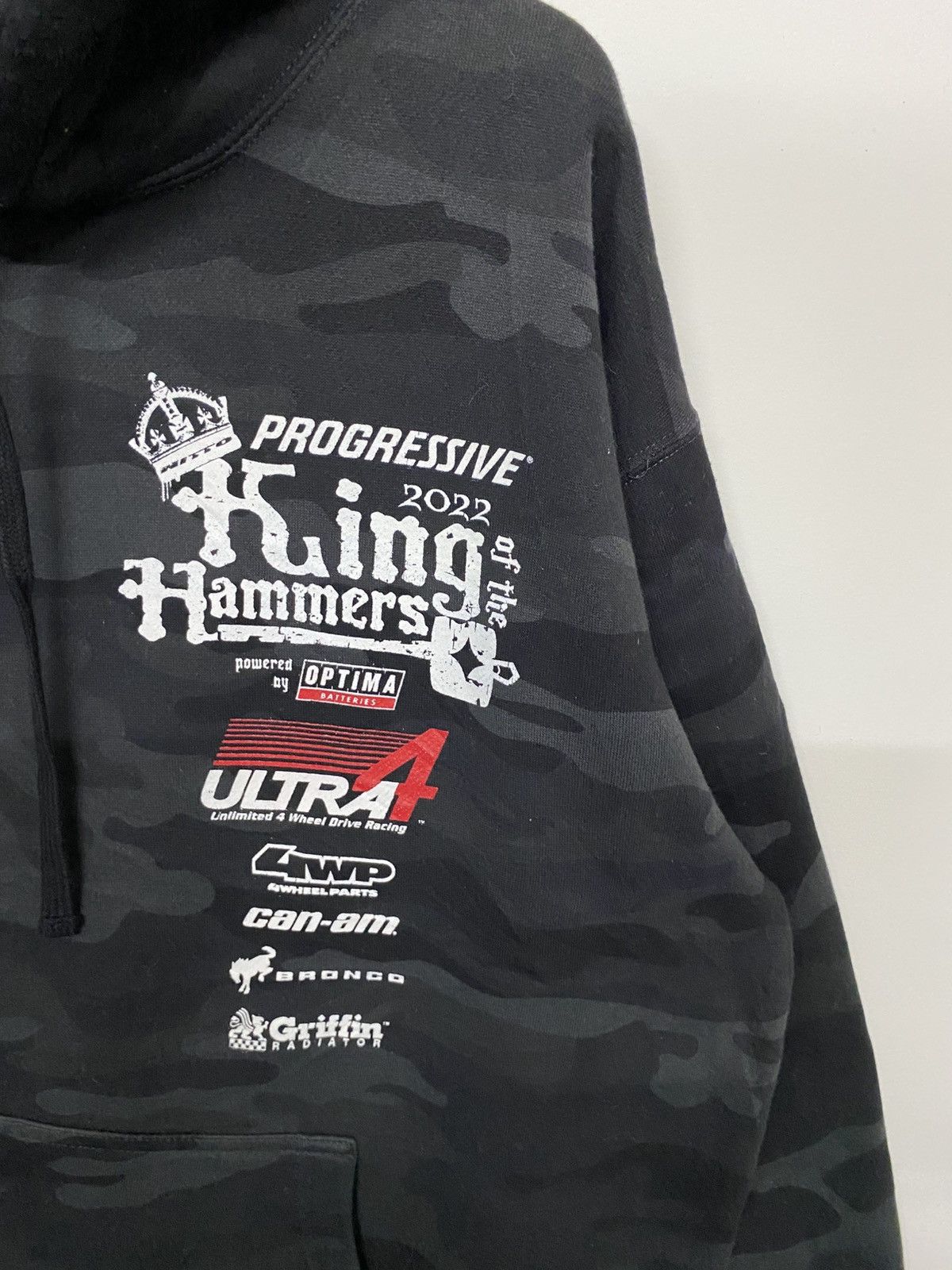 Japanese Brand King Hammers Race Of Kings Hoodie Camo Sweatshirt Size US XL / EU 56 / 4 - 9 Thumbnail