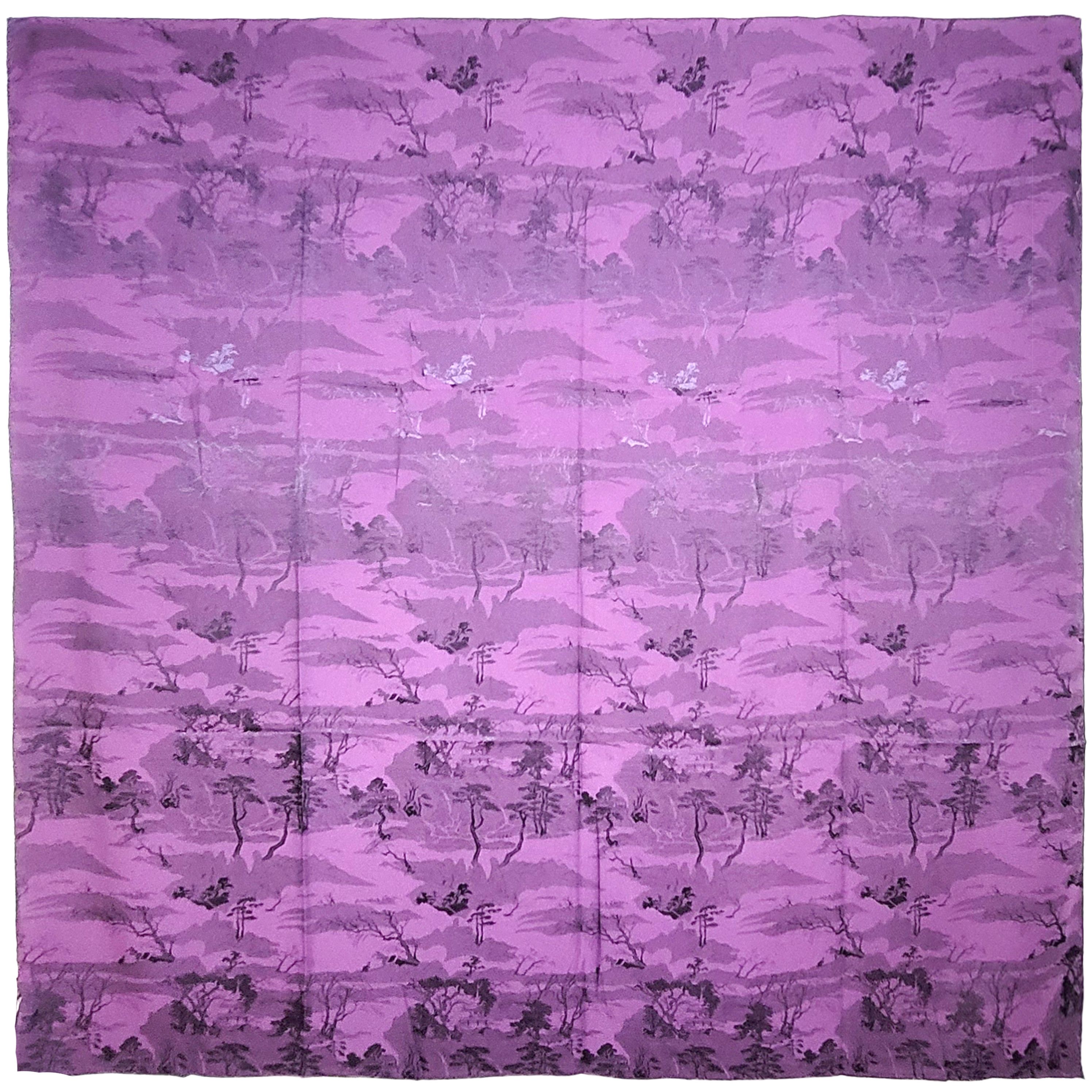 Other NWT Double-Sided Silk Scarf 52"x52" Large Square Wrap 3011 Size ONE SIZE - 3 Thumbnail