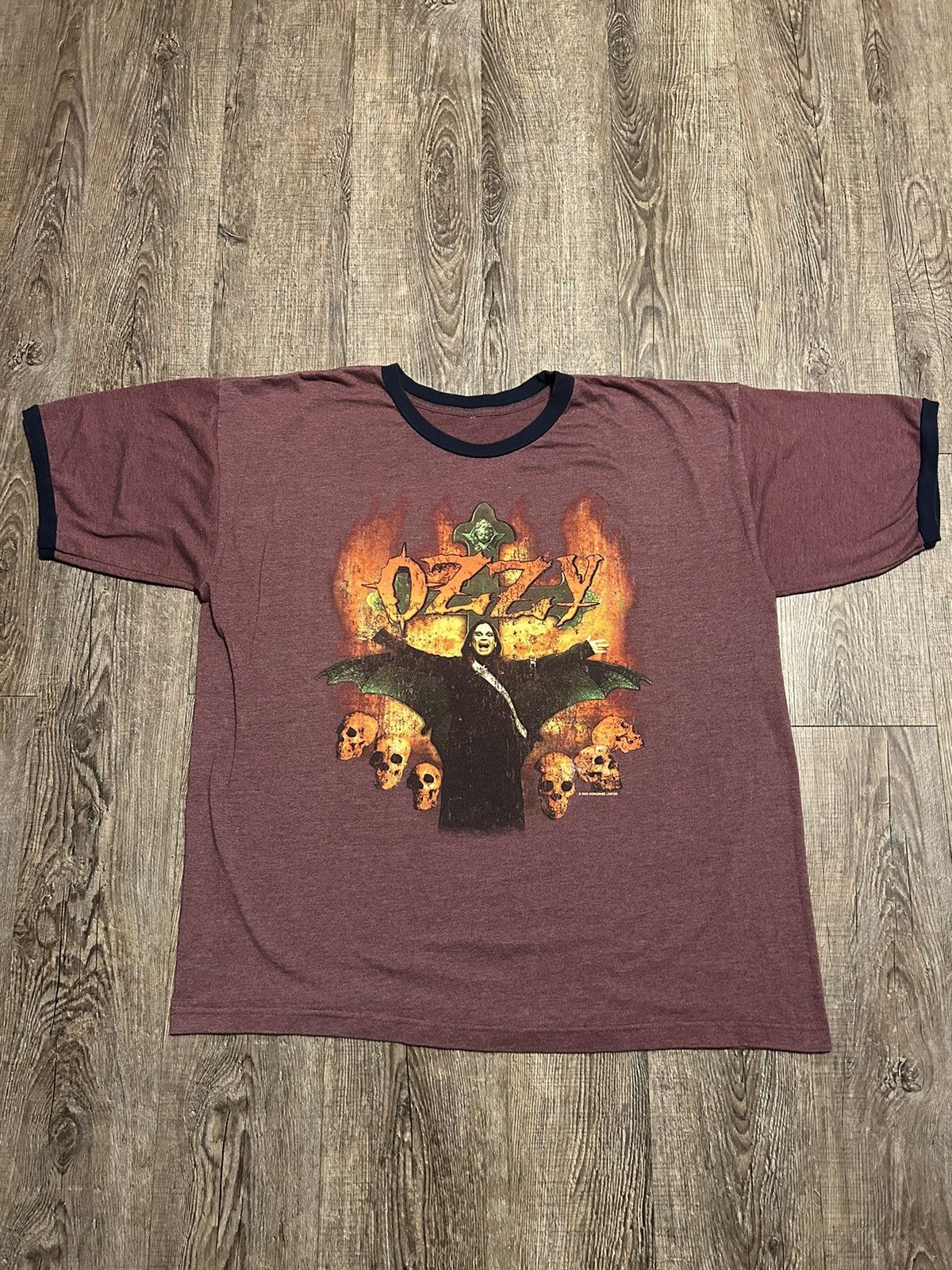 Ozzy Osbourne Vintage 2003 Ozzy Osbourne King of Darkness Monowise Limited Size US XL / EU 56 / 4 - 2 Thumbnail