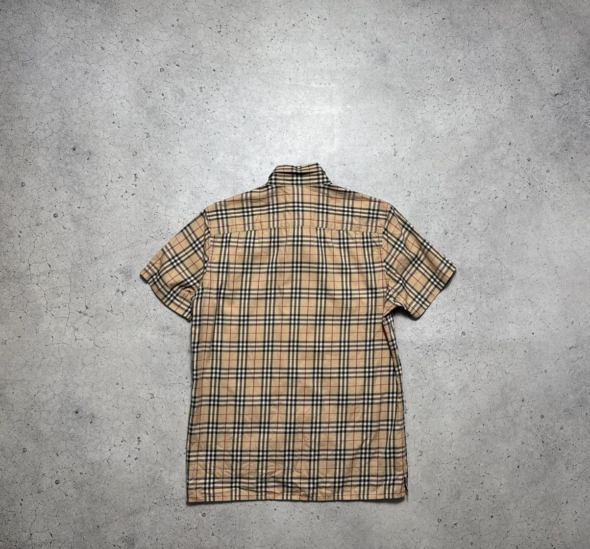 Burberry Burberry Checked Short Sleeve Button Up Vintage Shirt Size S Size US S / EU 44-46 / 1 - 9 Thumbnail