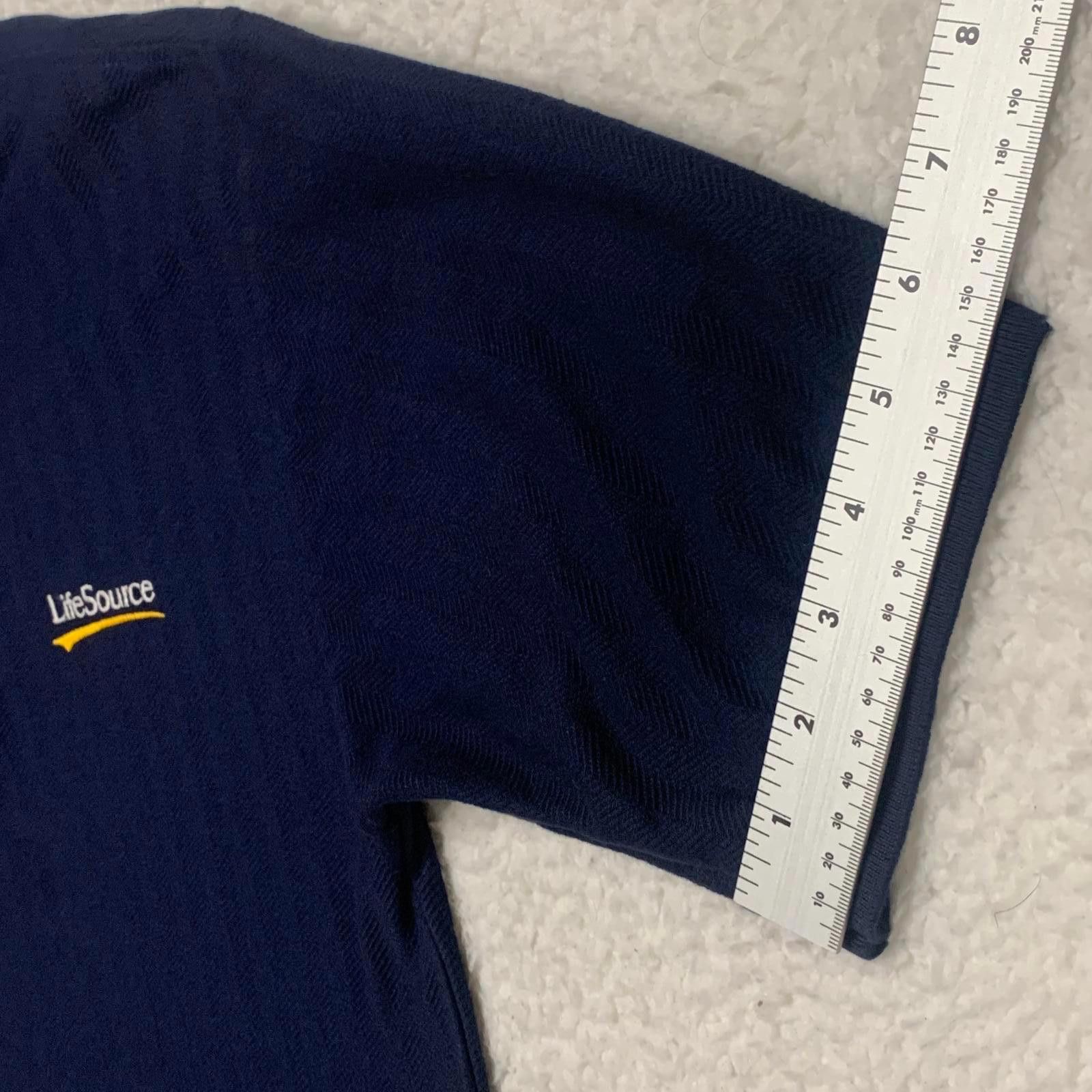 Vintage Vantage Men's M Navy Blue Polo Shirt Combed Cotton Size US M / EU 48-50 / 2 - 6 Thumbnail