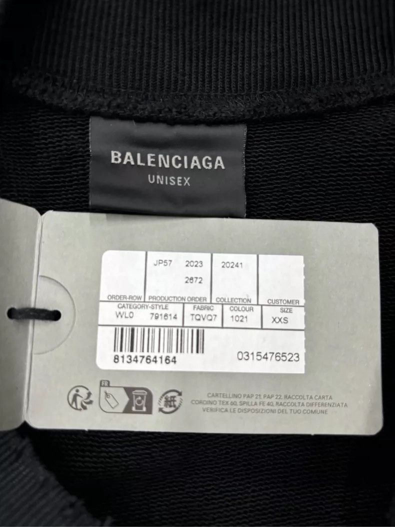 Balenciaga Balenciaga 24SS Long Sleeve Hoodie Sweatshirt-2505 Size US XXS / EU 40 - 3 Thumbnail
