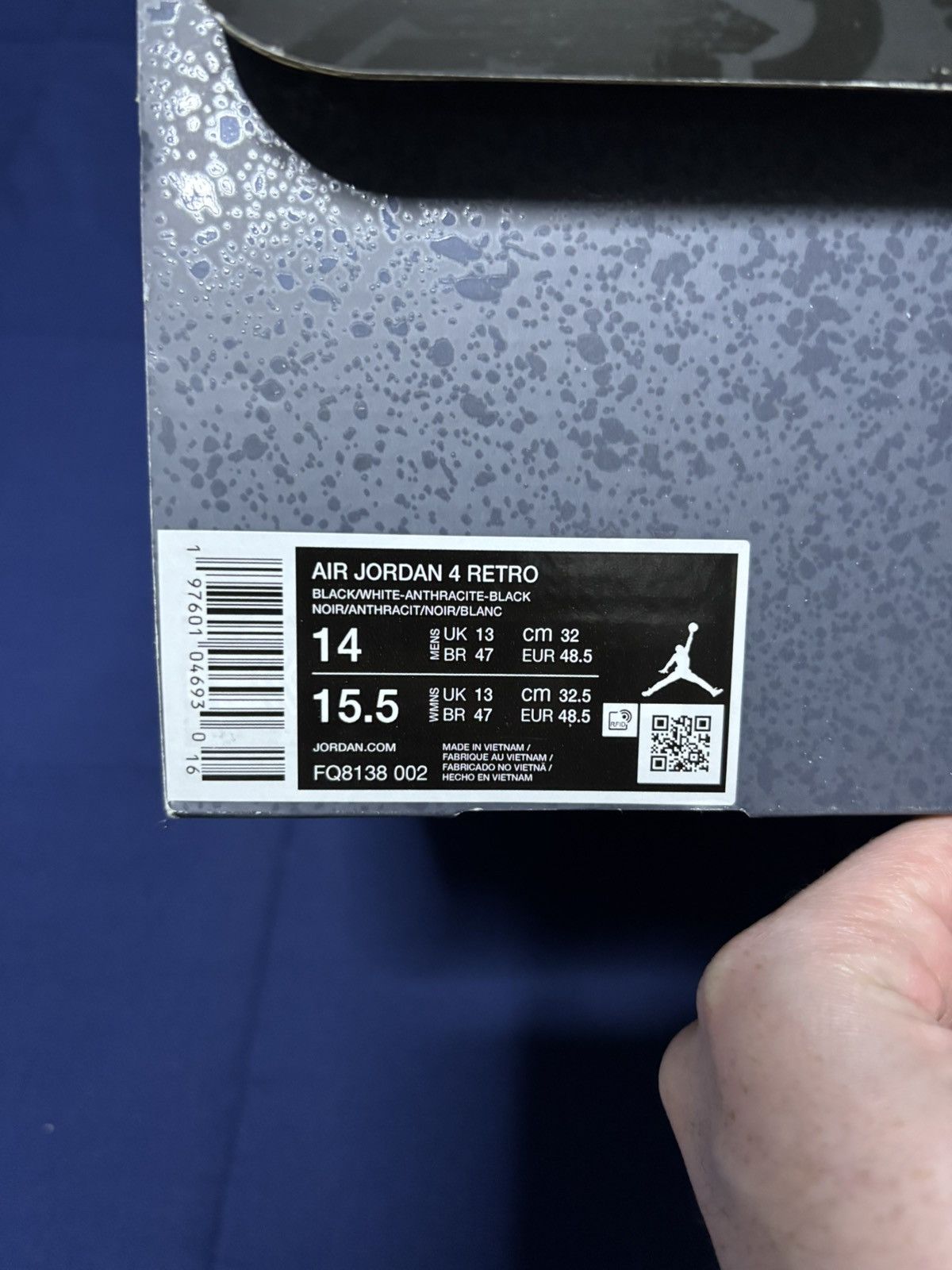 Jordan Brand Jordan 4 Retro Fear 2024 Size 14 Size US 14 / EU 47 - 9 Thumbnail