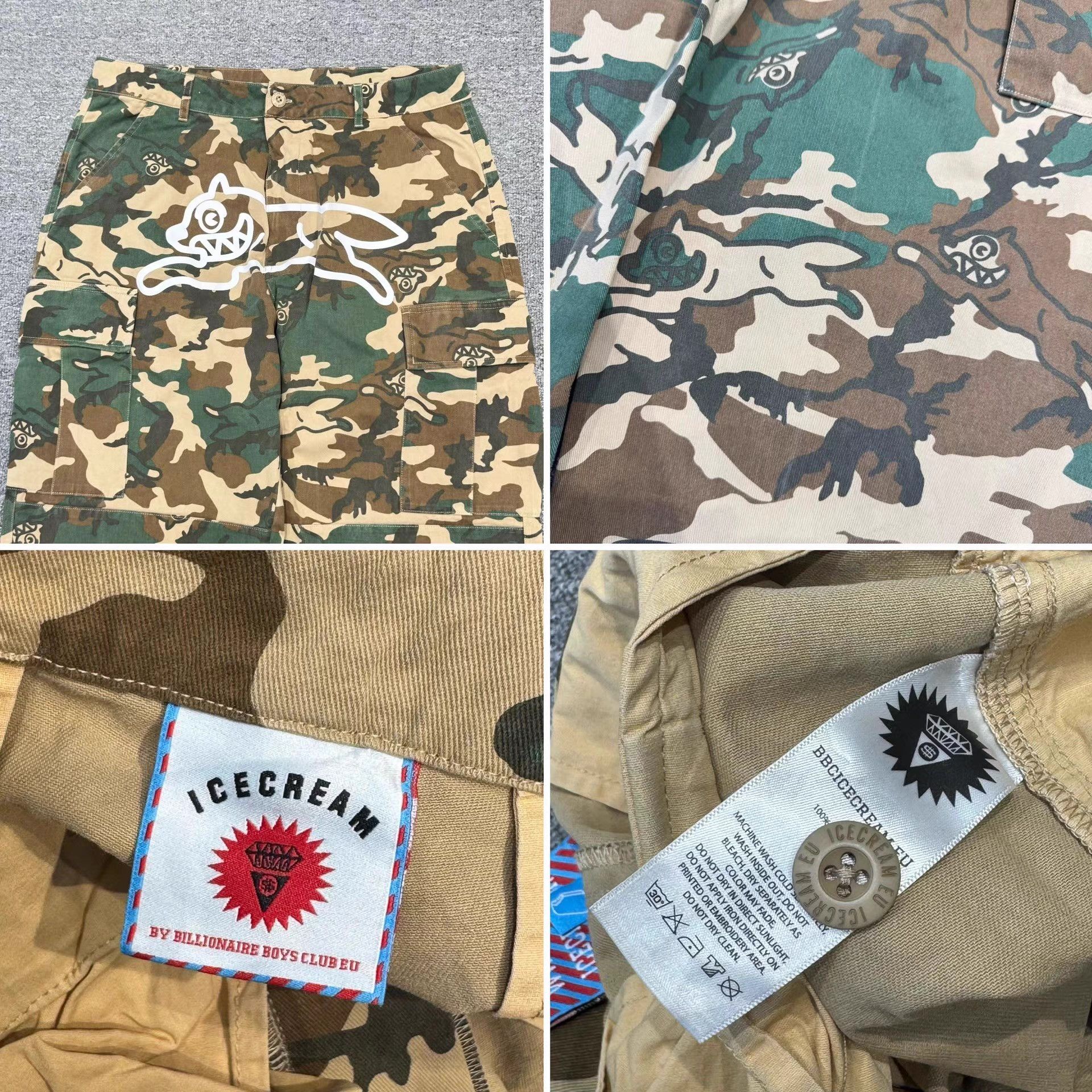 Billionaire Boys Club BBC Flying Dog Camo Cargo Pants Q5 Size US 32 / EU 48 - 3 Thumbnail