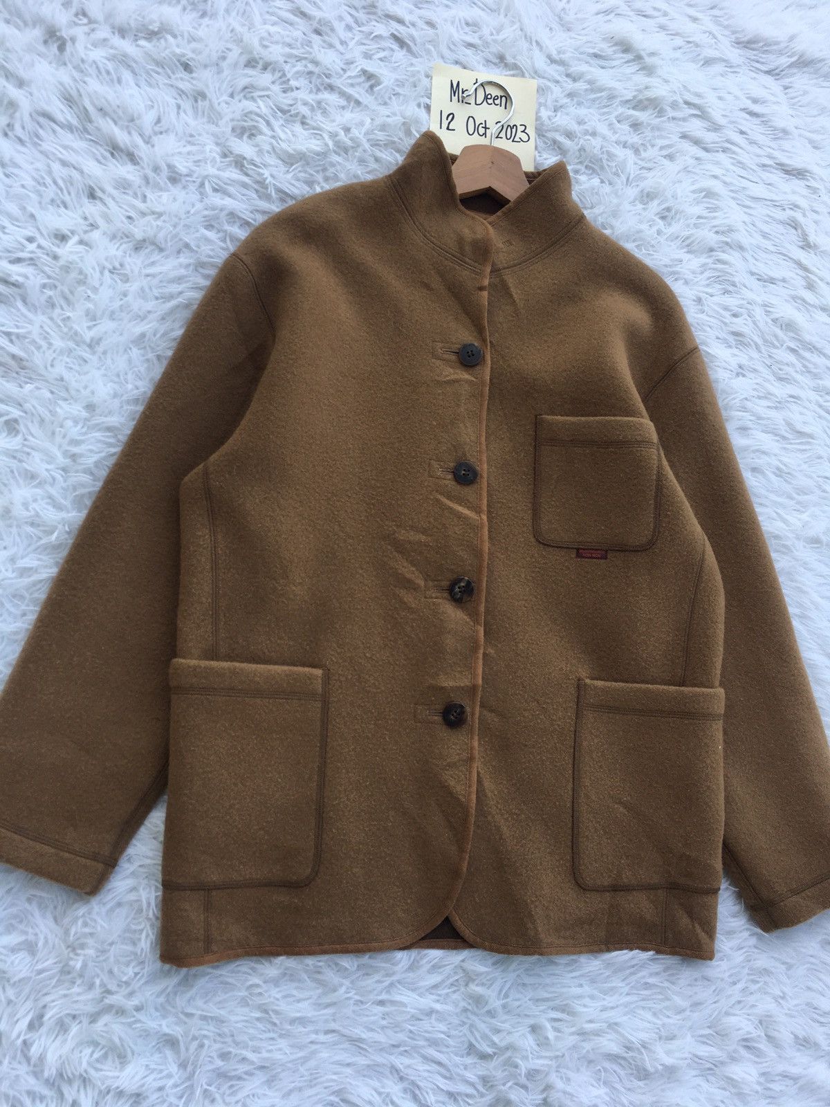 Issey Miyake Rare Vintage Mademoiselle NON NON Wool Jacket Size US L / EU 52-54 / 3 - 3 Thumbnail