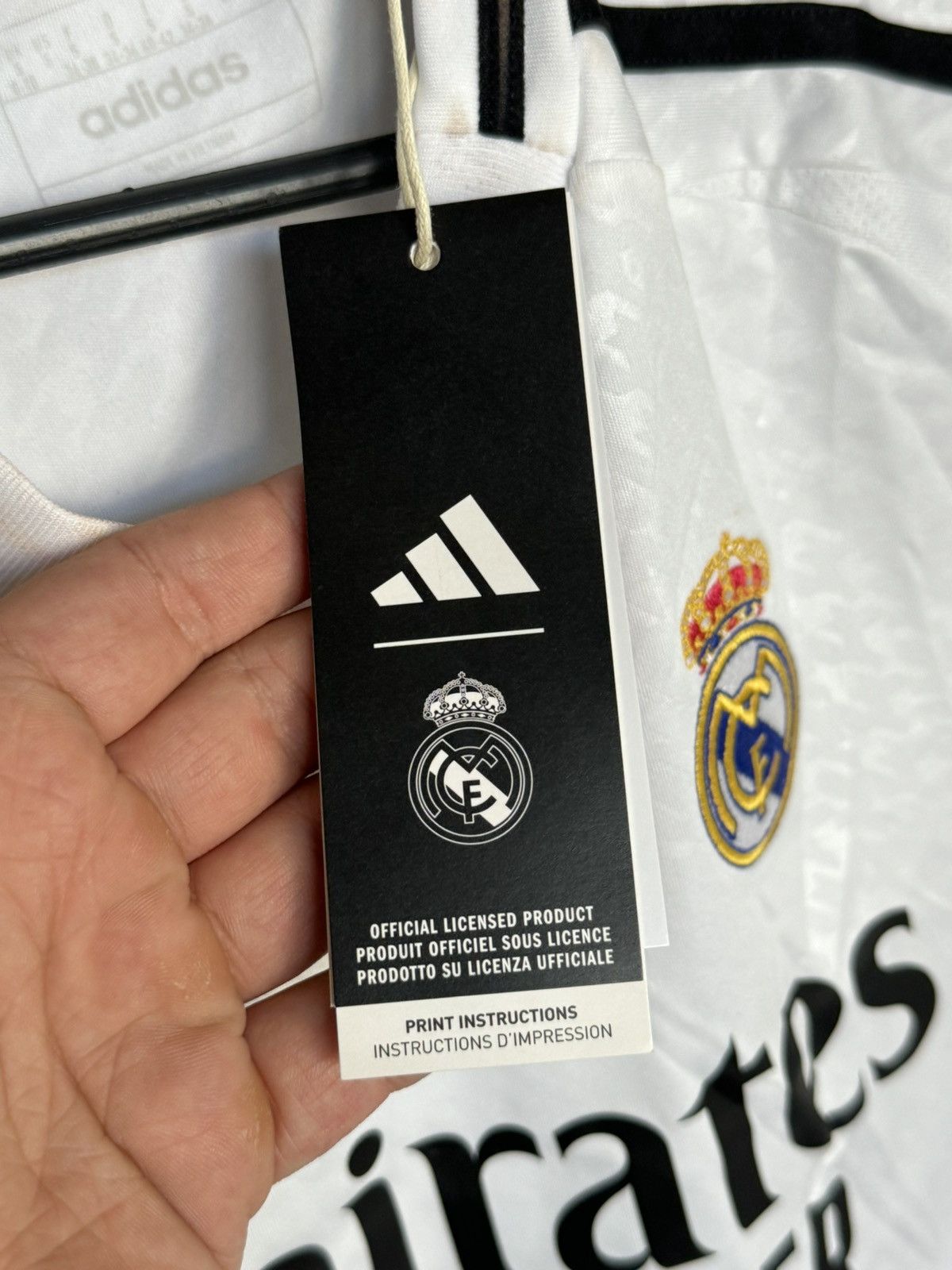 Adidas New Real Madrid 24/25 Home Football Jersey T-Shirt Size S / US 4 / IT 40 - 11 Thumbnail