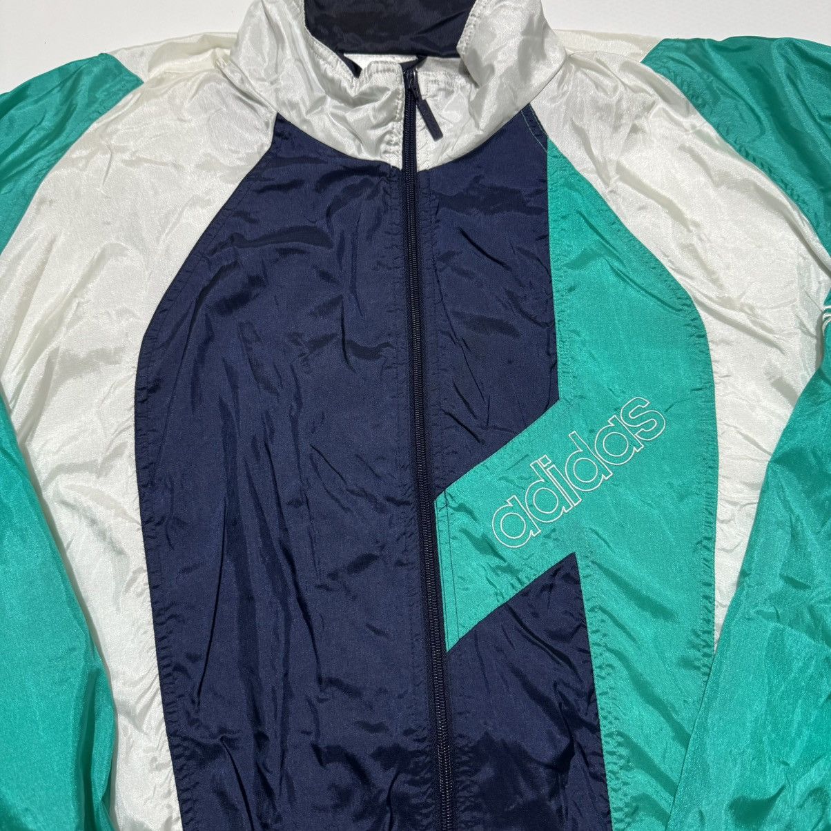 Adidas × Vintage Adidas Vintage Windbreaker Track Top Jacket 90’s Retro Size US XL / EU 56 / 4 - 5 Thumbnail