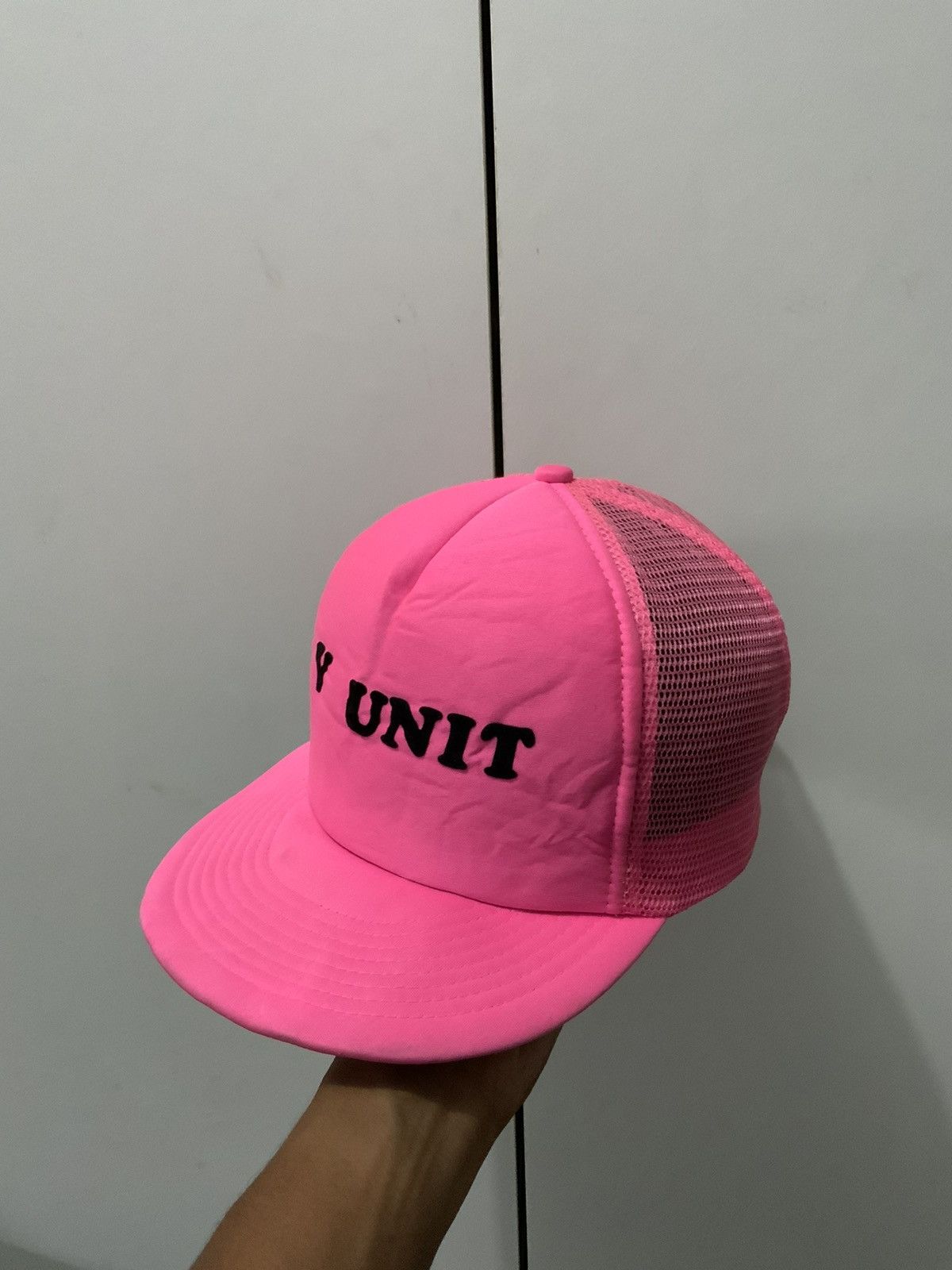 Vintage V Unit Pinky Trucker Hat Size ONE SIZE - 2 Thumbnail