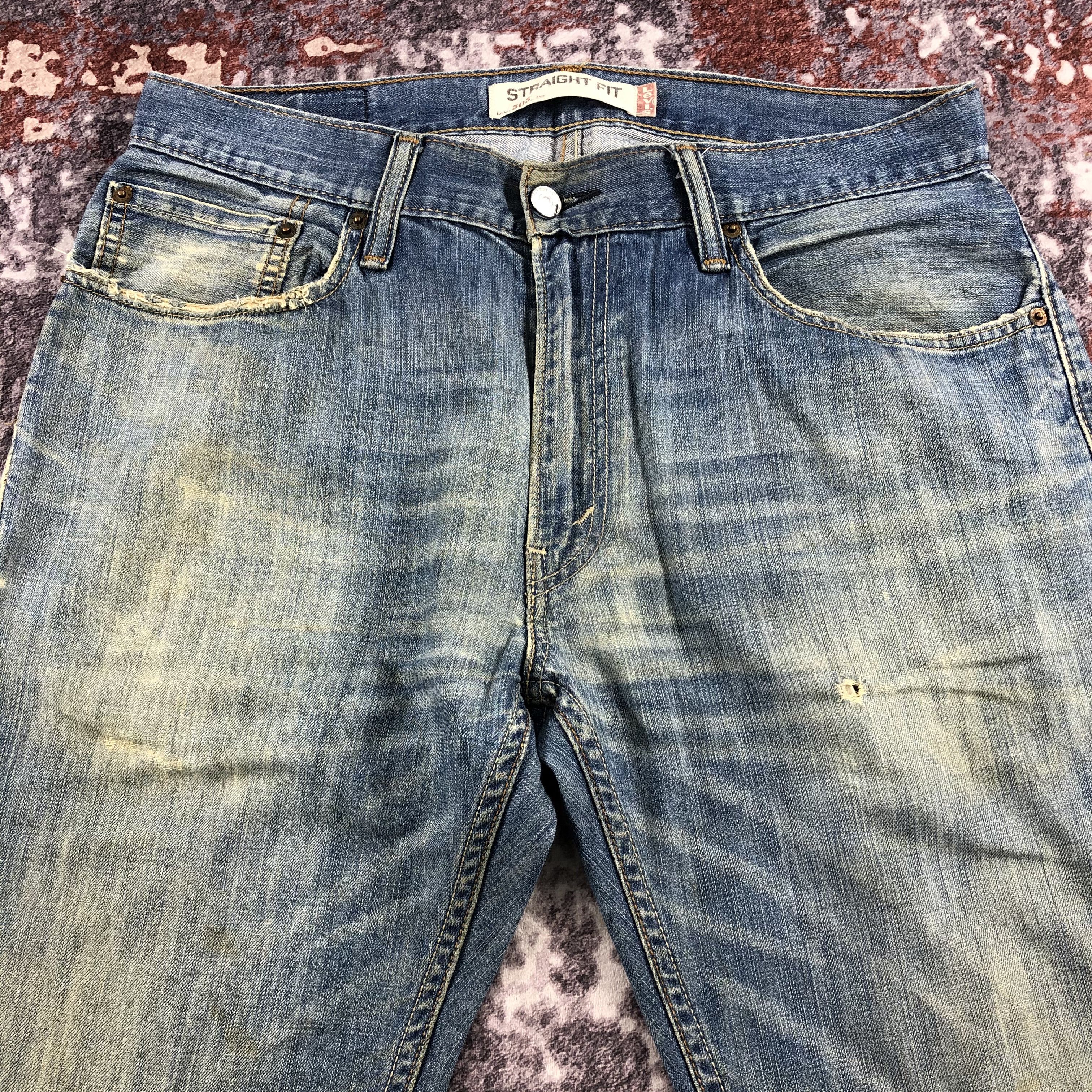 Levi's × Vintage Vintage Ripped Levis 505 Jeans-JM2475 Size US 34 / EU 50 - 3 Thumbnail
