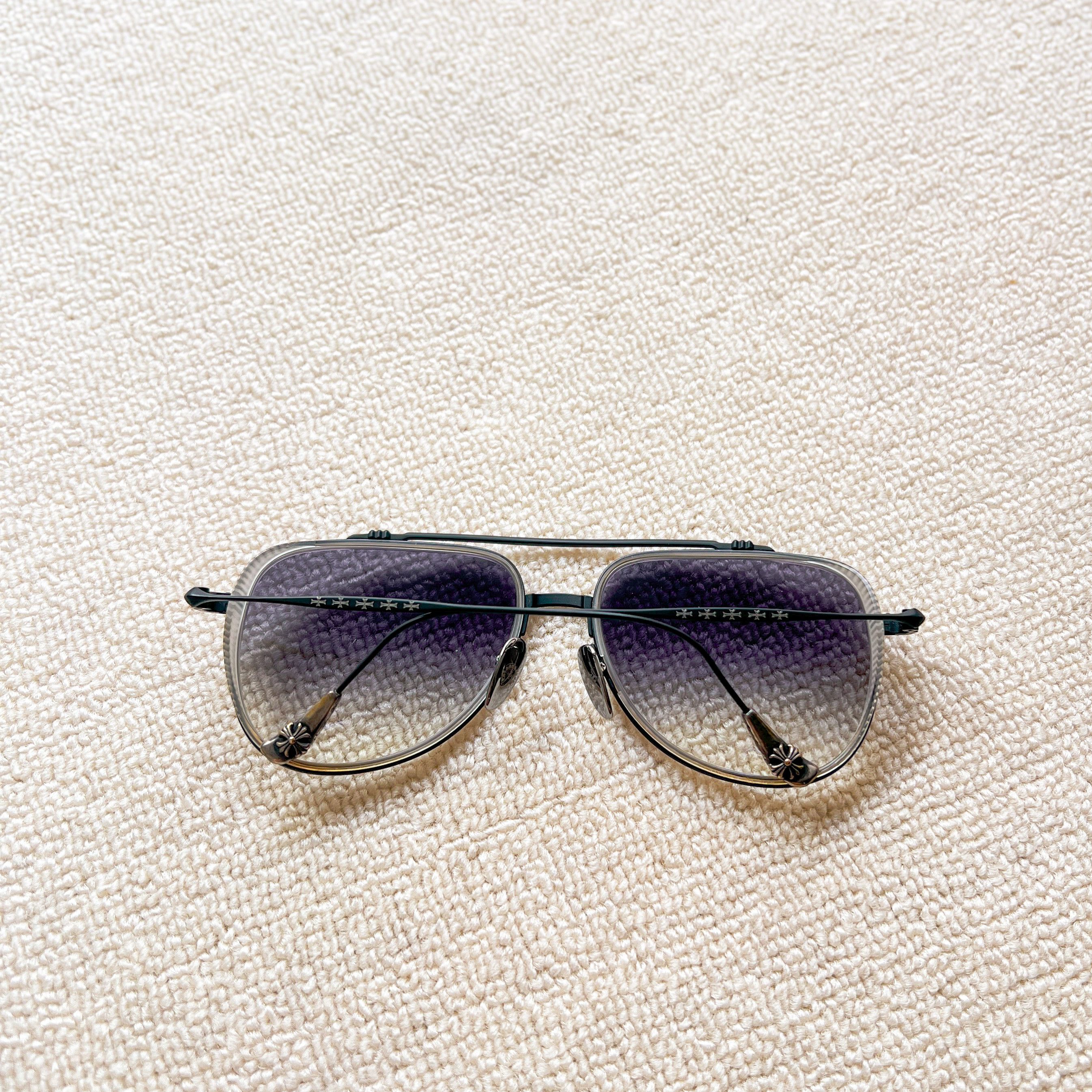 Chrome Hearts CHROME HEARTS WHISKER BISCUT SUNGLASSES Size ONE SIZE - 2 Thumbnail