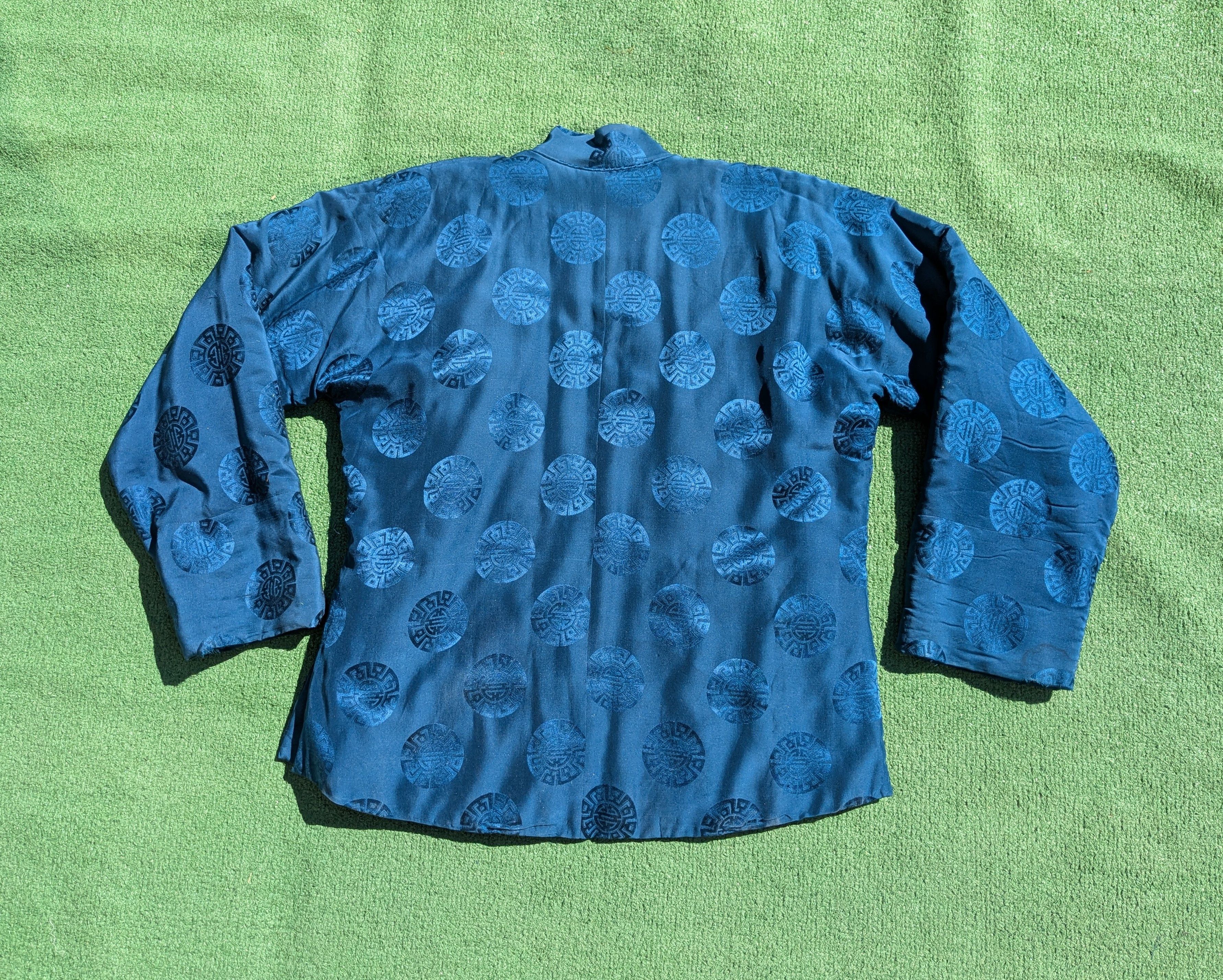 Other VTG Traditional Asian Tang Frayed Used Jacket Coat Size US M / EU 48-50 / 2 - 7 Thumbnail