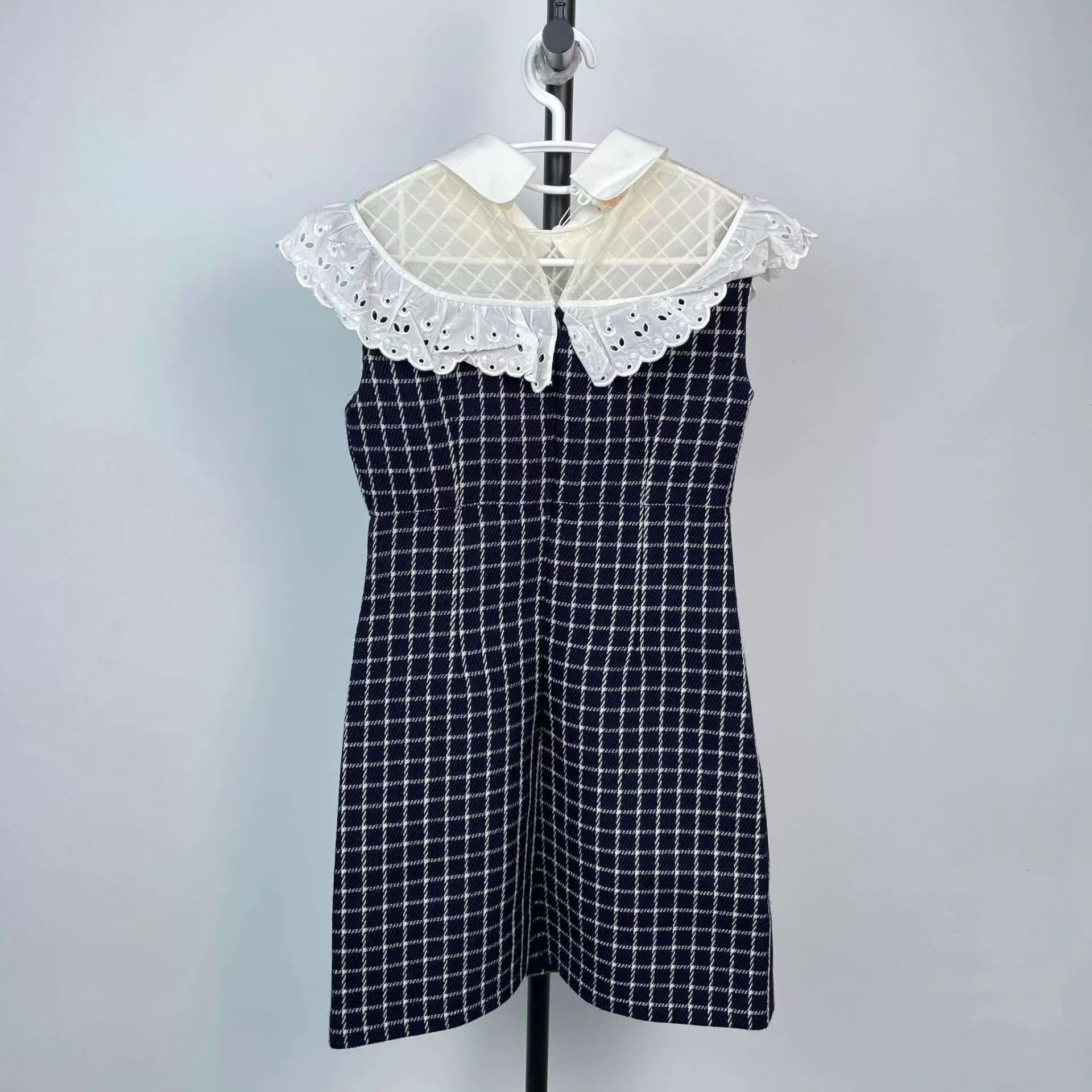 Miu Miu Miu Miu 95 New Black Tweed Dress 165 Size XS / US 0-2 / IT 36-38 - 2 Thumbnail