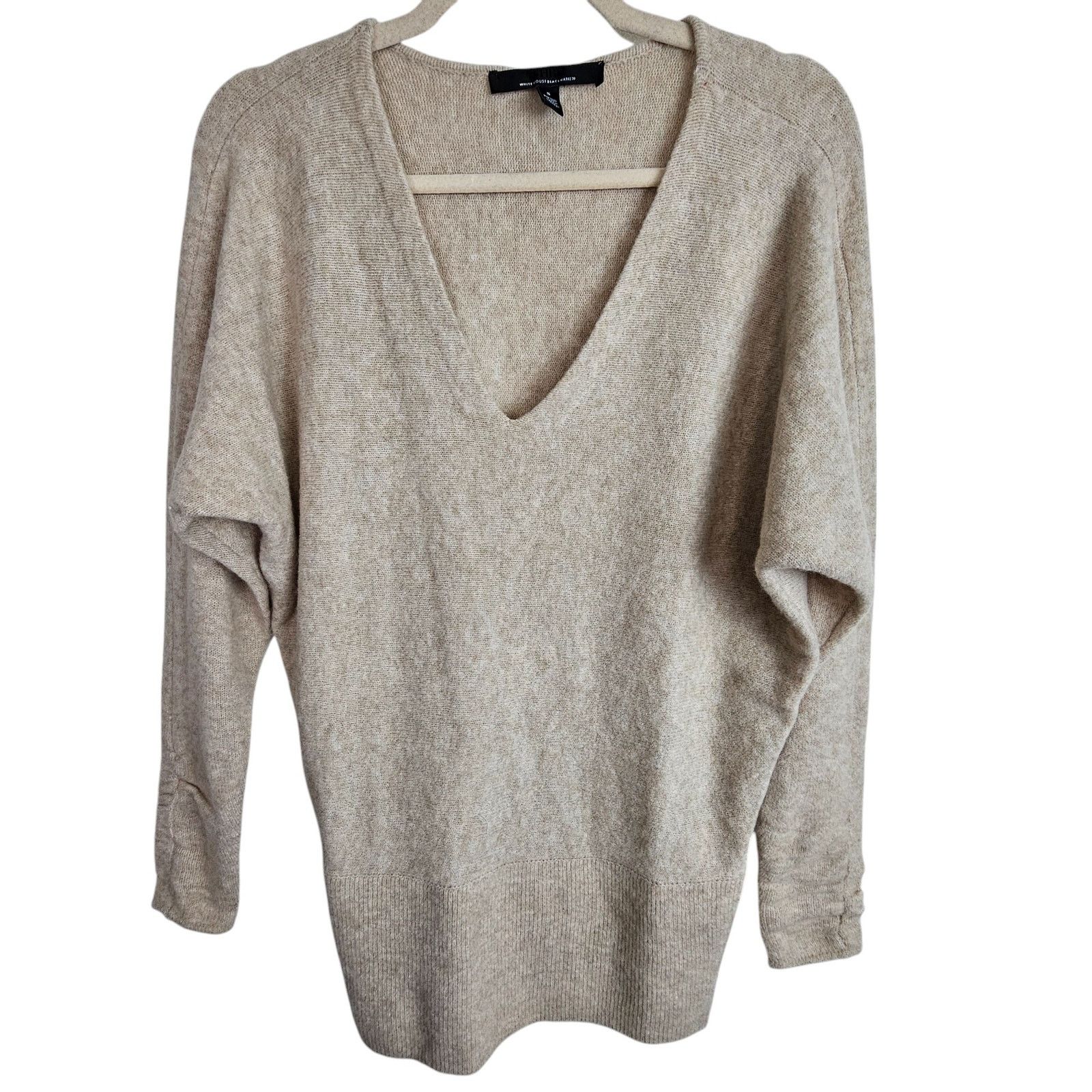 White House Black Market White House Black Market Women Wool Blend Sweater Minimalist Size S / US 4 / IT 40 - 1 Thumbnail