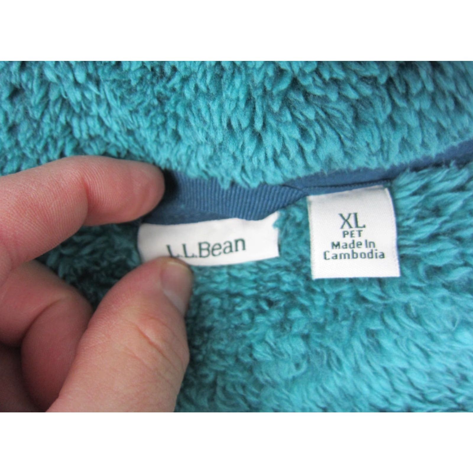 Vintage L.L. Bean Jacket Women XL Blue Fleece Full Zip Pockets Classic Outdoor Womens Size XL / US 12-14 / IT 48-50 - 4 Thumbnail