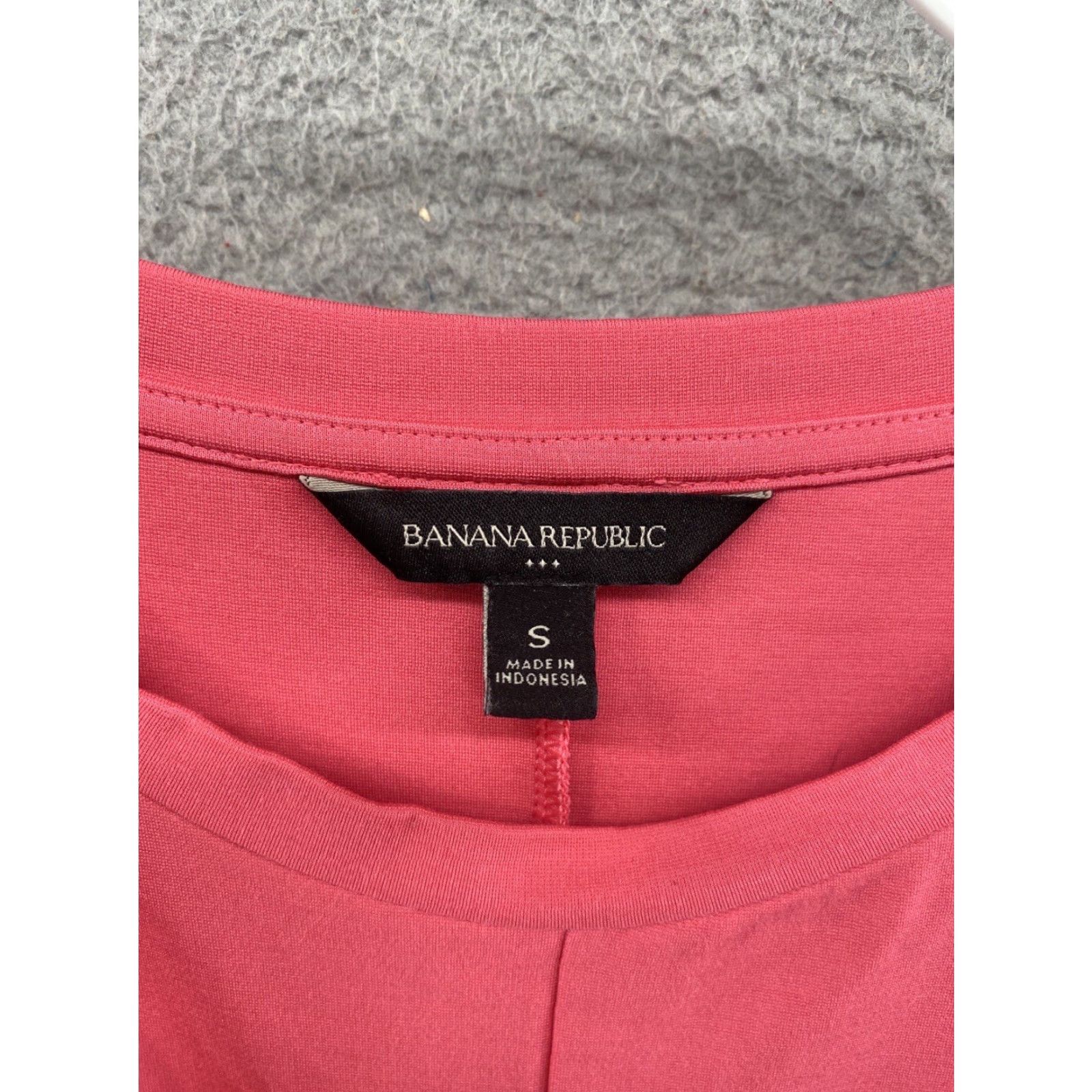 Banana Republic Banana Republic Dress Women's Pink Belted Sleeveless Rayon Stretch Knee Length S Tank Dress Womens Size S / US 4 / IT 40 - 4 Thumbnail