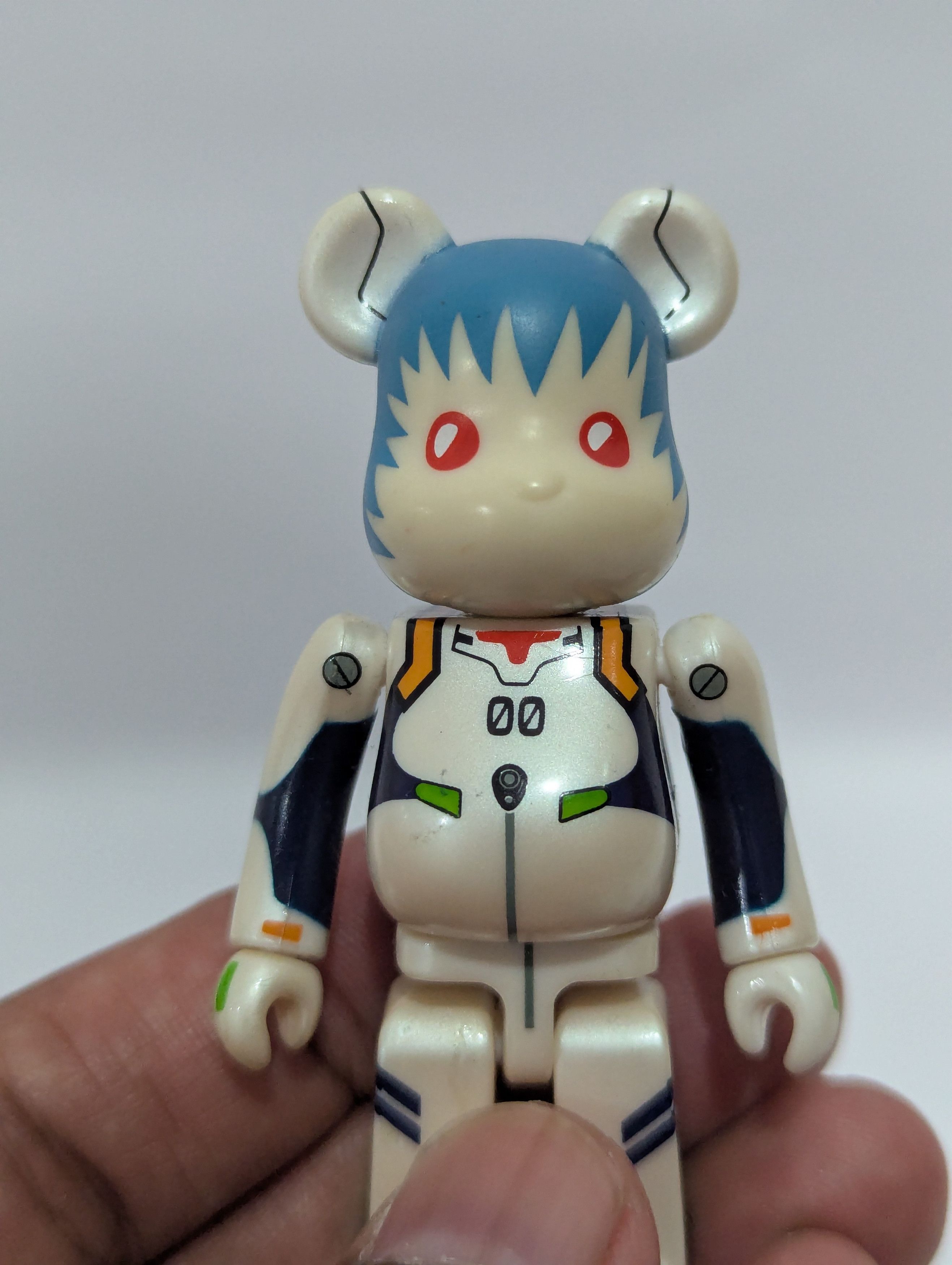 Japanese Brand Medicom Toy Bearbrick Evangelion Rei Ayanami 100% Figure Size ONE SIZE - 5 Thumbnail