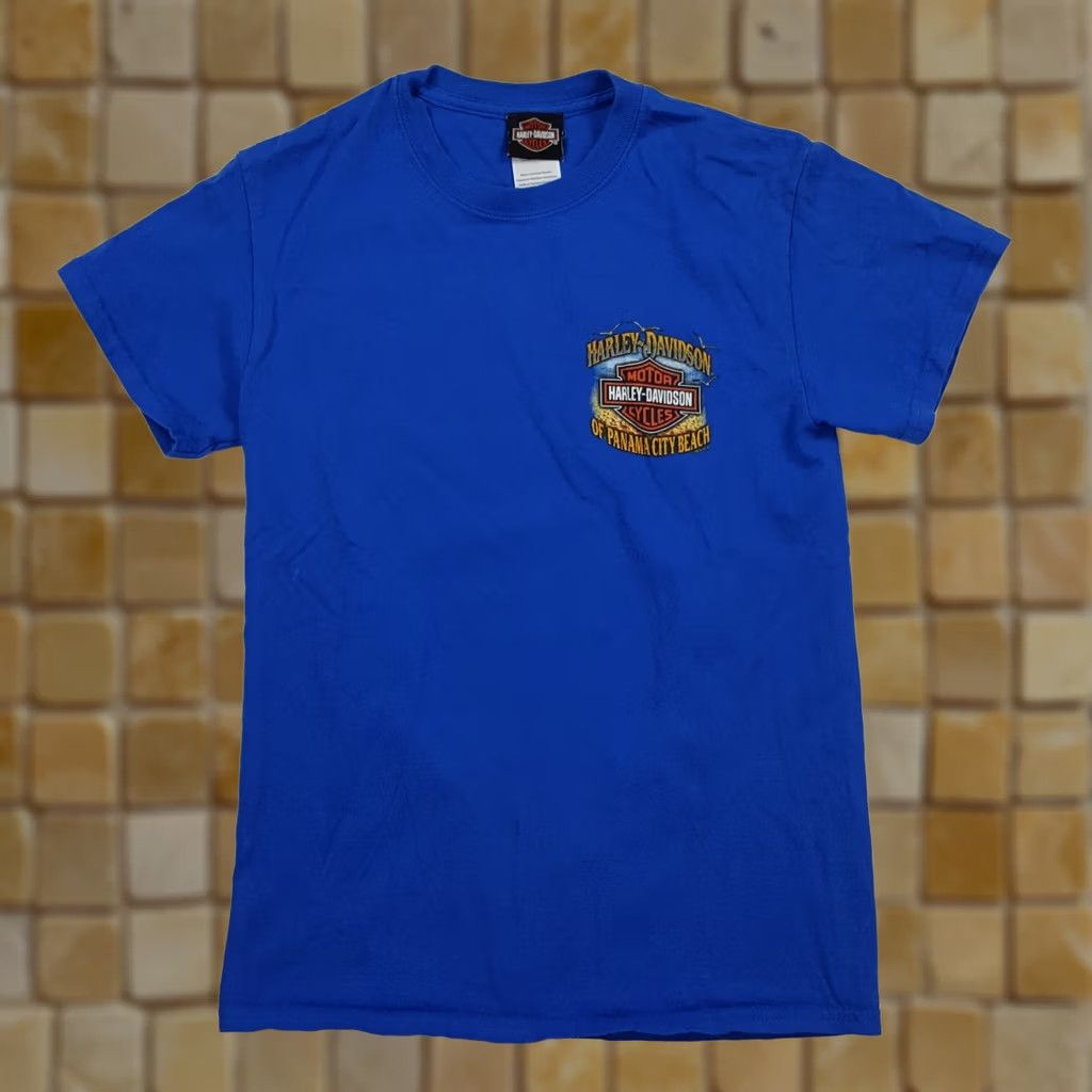 Harley Davidson Harley-Davidson Panama City Beach Size S Biker Motorcycle Retro T Shirt Fish Size US S / EU 44-46 / 1 - 1 Thumbnail