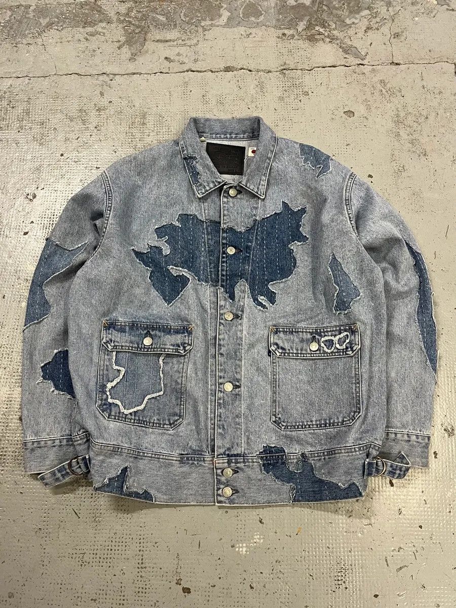 Levi's Levi’s Japan Reconstructed Denim Jacket Size US L / EU 52-54 / 3 - 1 Thumbnail