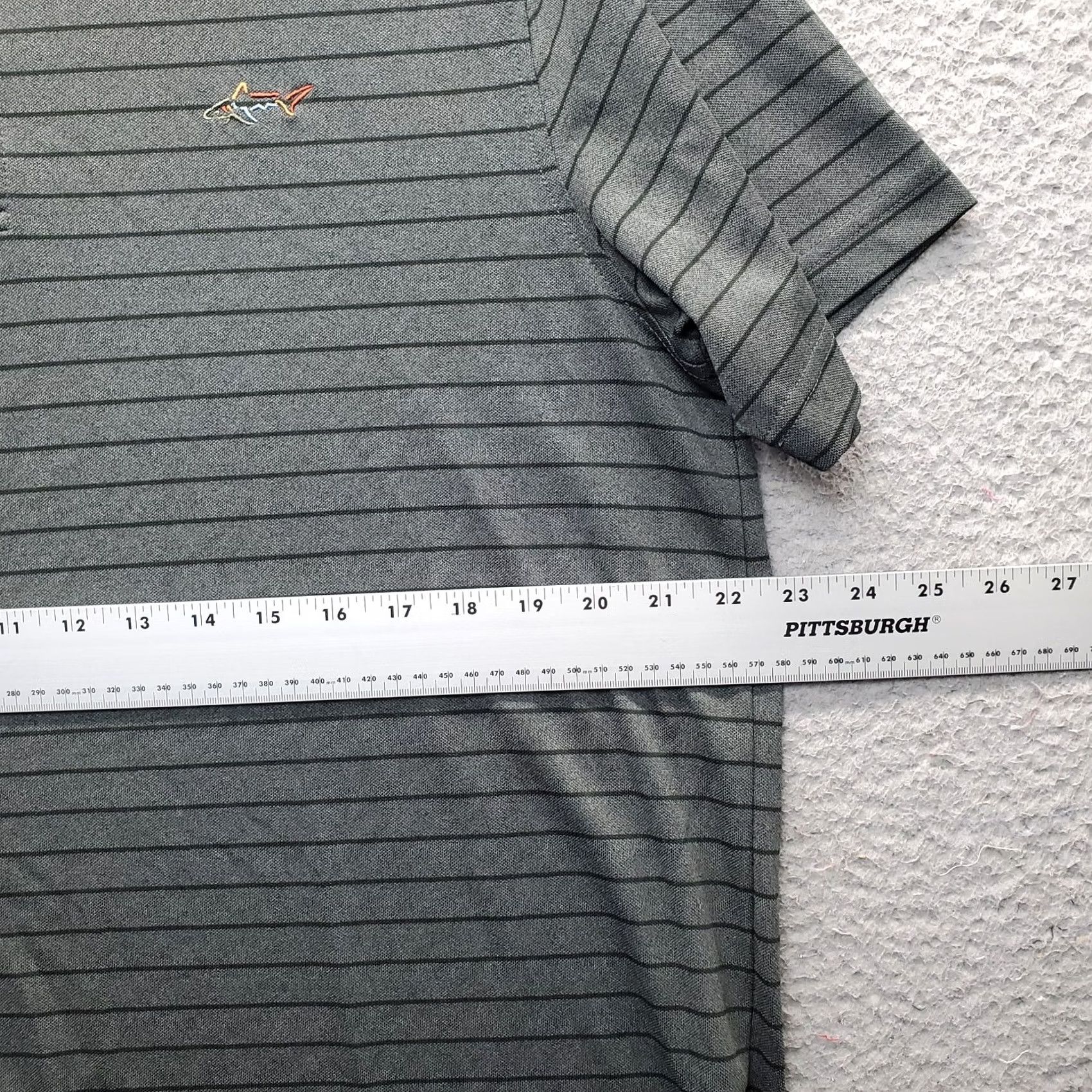 Tasso Elba Greg Norman Tasso Elba Play Dry Polo Shirt Mens L Striped Short Sleeve Multicolor Polo Shirt Size US L / EU 52-54 / 3 - 4 Thumbnail