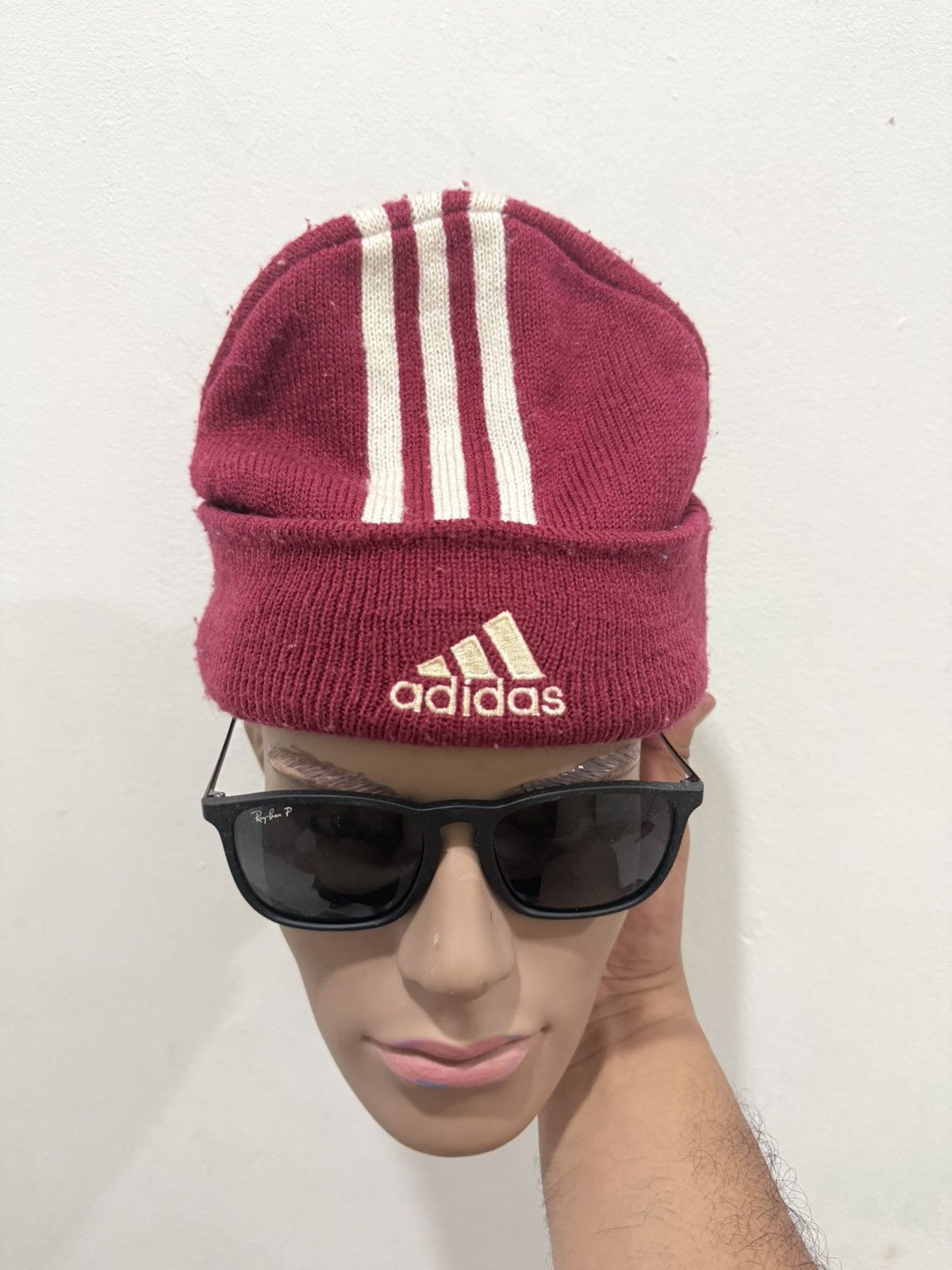Adidas VTG Adidas Logo Hat Size ONE SIZE - 1 Thumbnail