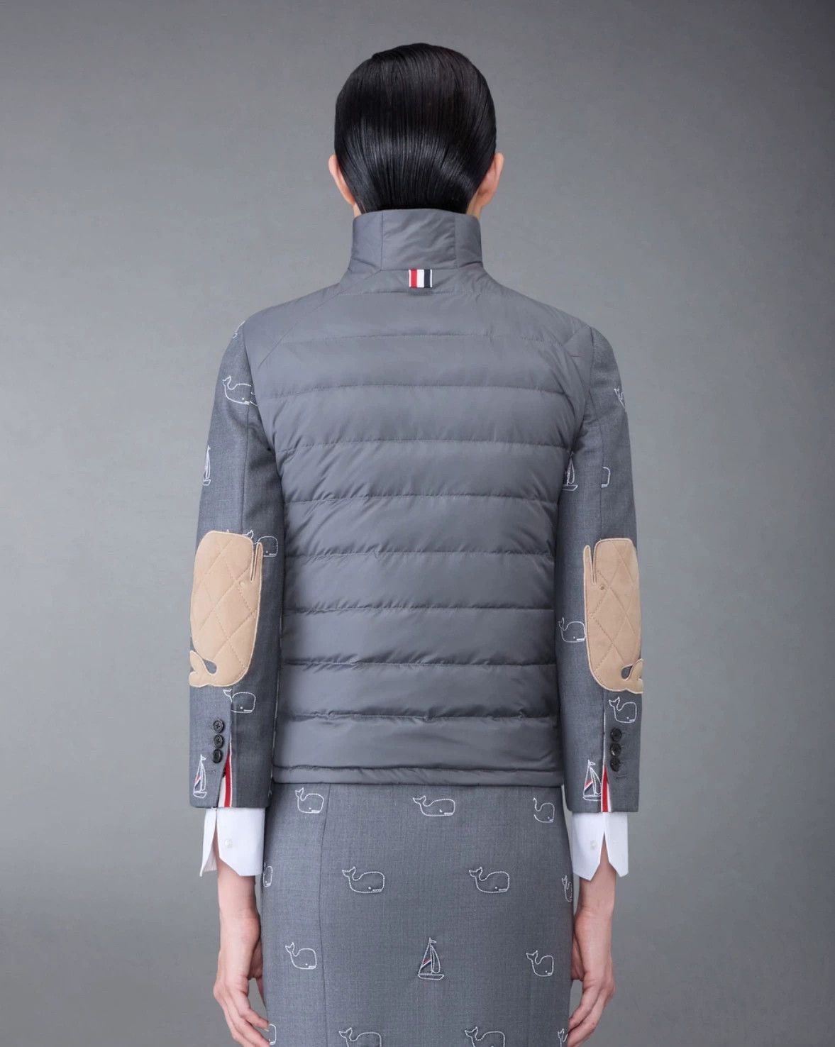 Thom Browne Thom Browne Women's Classic Mid Gray Down Vest Size40 Size S / US 4 / IT 40 - 9 Thumbnail