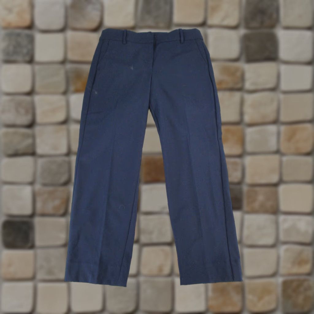 J.Crew J. Crew Dress Pants Womens 8P Ruby Crop Navy Blue NEW Dress Pants Women Petite 8P Blue Navy JSK? Size 30" / US 8 / IT 44 - 1 Thumbnail