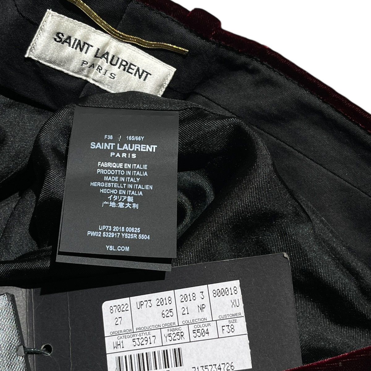 Saint Laurent Paris Velvet flare trouser Size US 32 / EU 48 - 3 Thumbnail