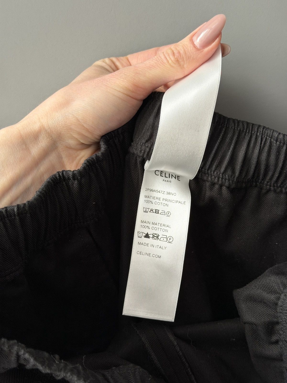Celine Celine Cargo Cotton Pants in Black Size 24" / US 00 / IT 34 - 9 Thumbnail