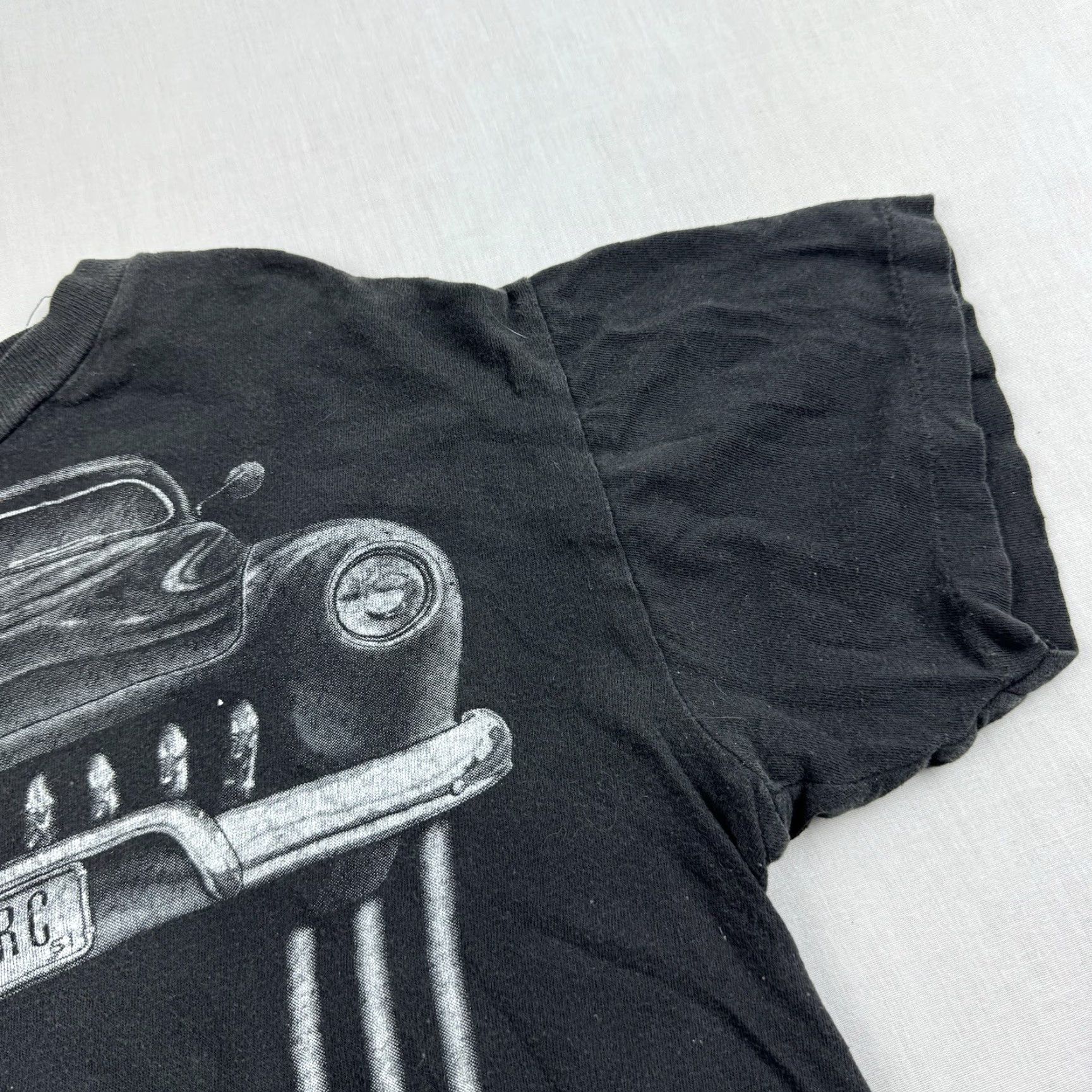Vintage VINTAGE Carribean Classic Cars All Over Print Shirt Adult Large Black 90s Worn Faded USA Car Shirt Mens Size US L / EU 52-54 / 3 - 5 Thumbnail