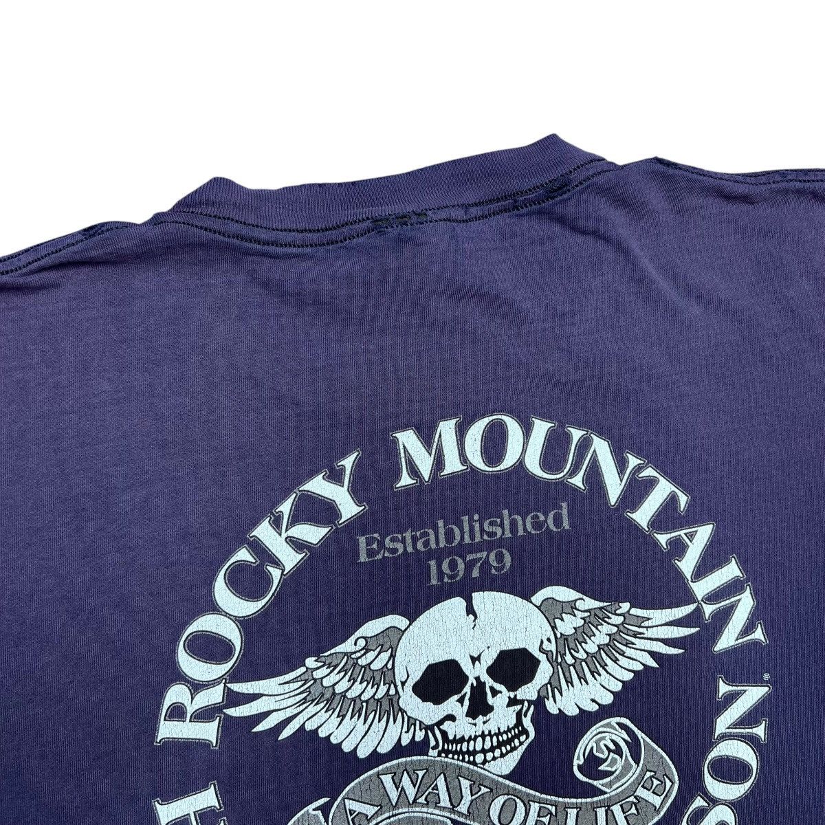Harley Davidson × Vintage 2002 Harley Davidson Tribal Print Rocky Mountain Denver Tee Size US XXL / EU 58 / 5 - 10 Thumbnail