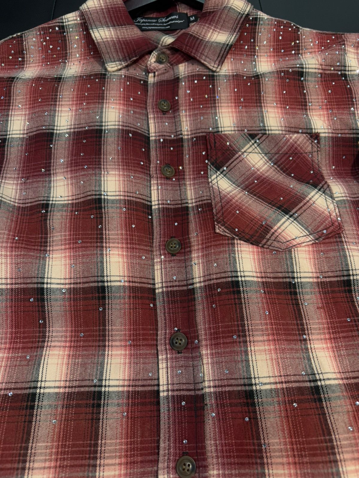 Other Size M - JP Sorrow Rhinestone Flannel Red Size US M / EU 48-50 / 2 - 4 Thumbnail