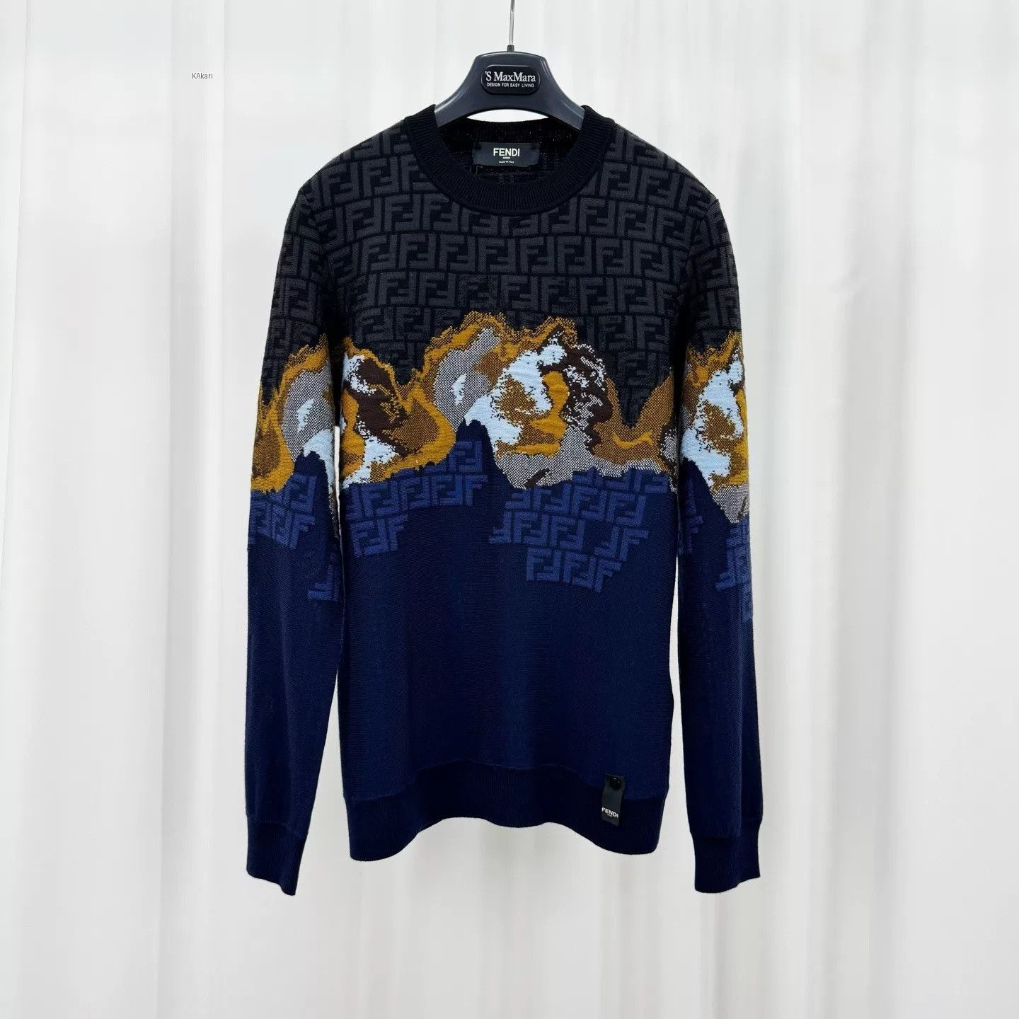 Fendi Fendi Monogram Knit Sweater Size US S / EU 44-46 / 1 - 1 Thumbnail