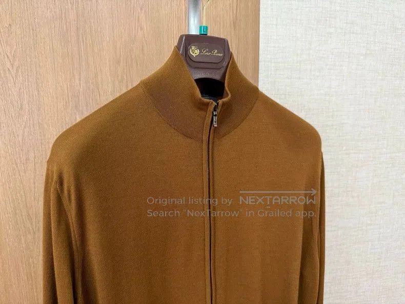Loro Piana Loro Piana GOK 12 Micron Zip Knit Sweater. Size US L / EU 52-54 / 3 - 2 Thumbnail