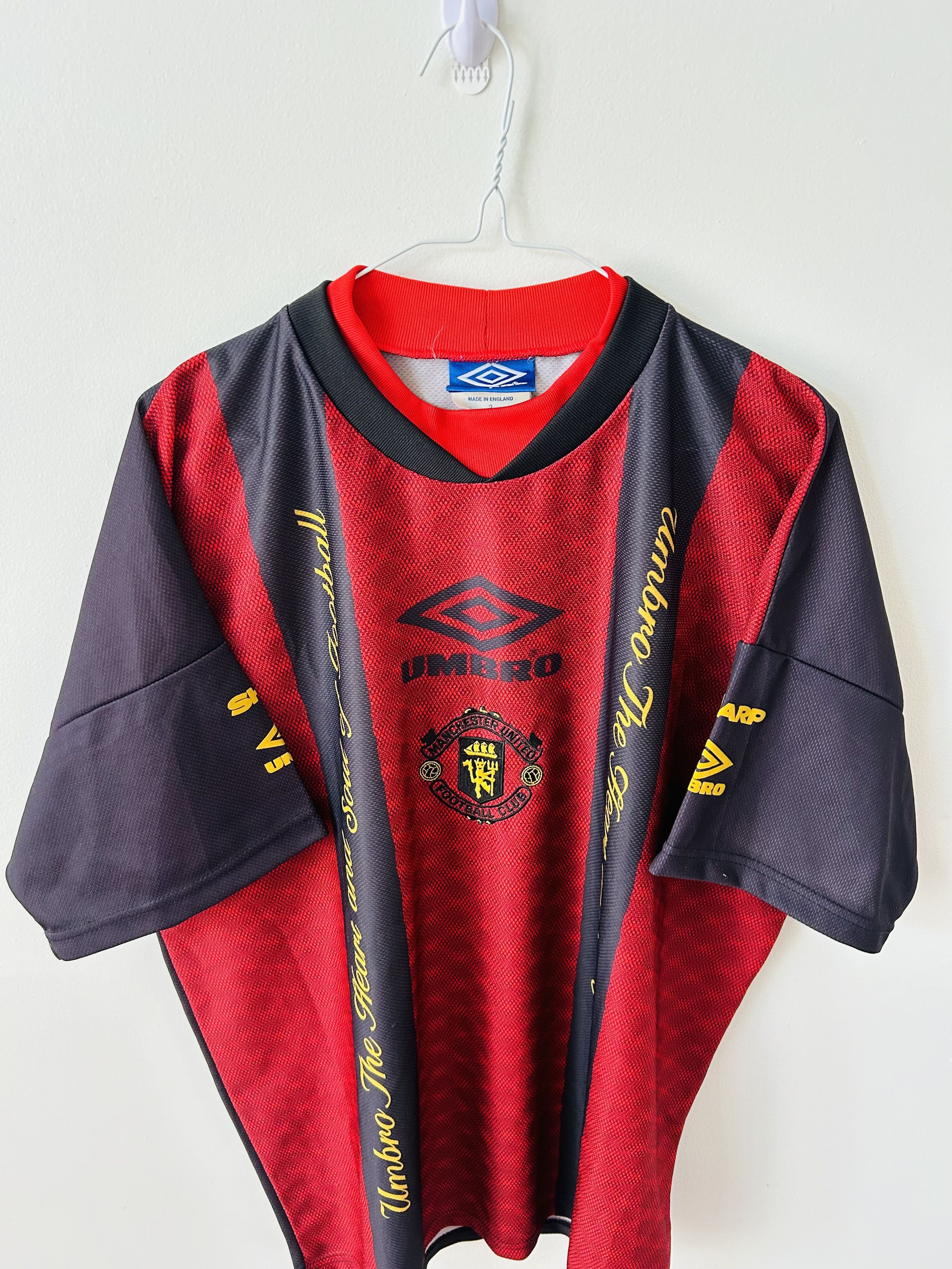 Umbro × Vintage manchester united 1994/95 training jersey Size US L / EU 52-54 / 3 - 3 Thumbnail