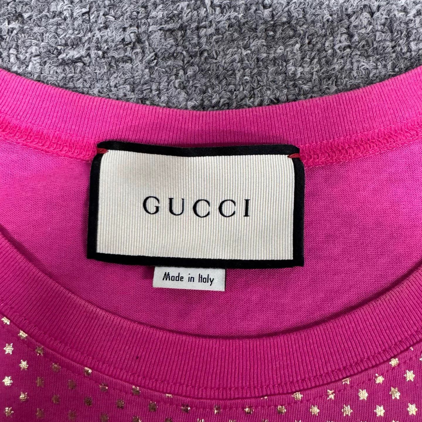 Gucci Gucci polka dot gold label short sleeve tee XS 99 new Size XS / US 0-2 / IT 36-38 - 5 Thumbnail
