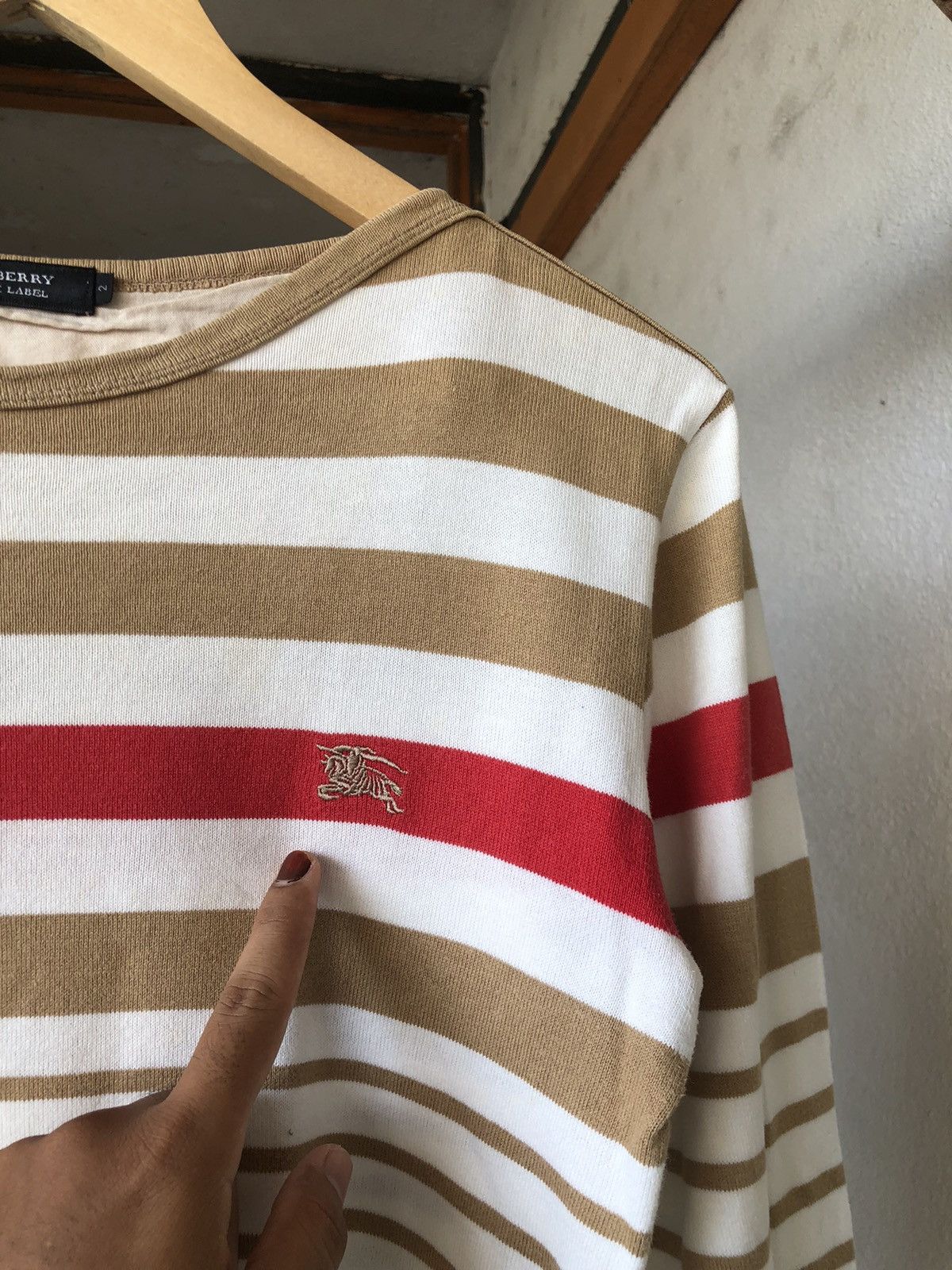 Burberry Vintage Burberry Black Label Stripe Long Sleeve Size M / US 6-8 / IT 42-44 - 9 Thumbnail