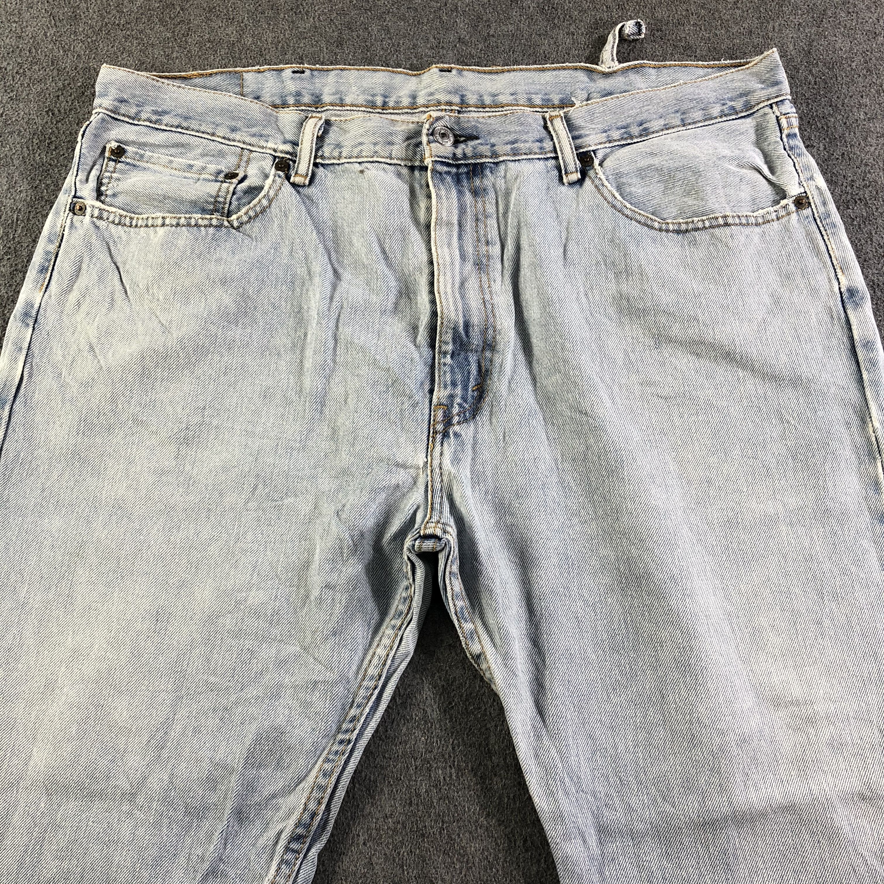 Levi's Vintage Light Wash Levis 505 Jeans-J4283 Size US 41 - 3 Thumbnail
