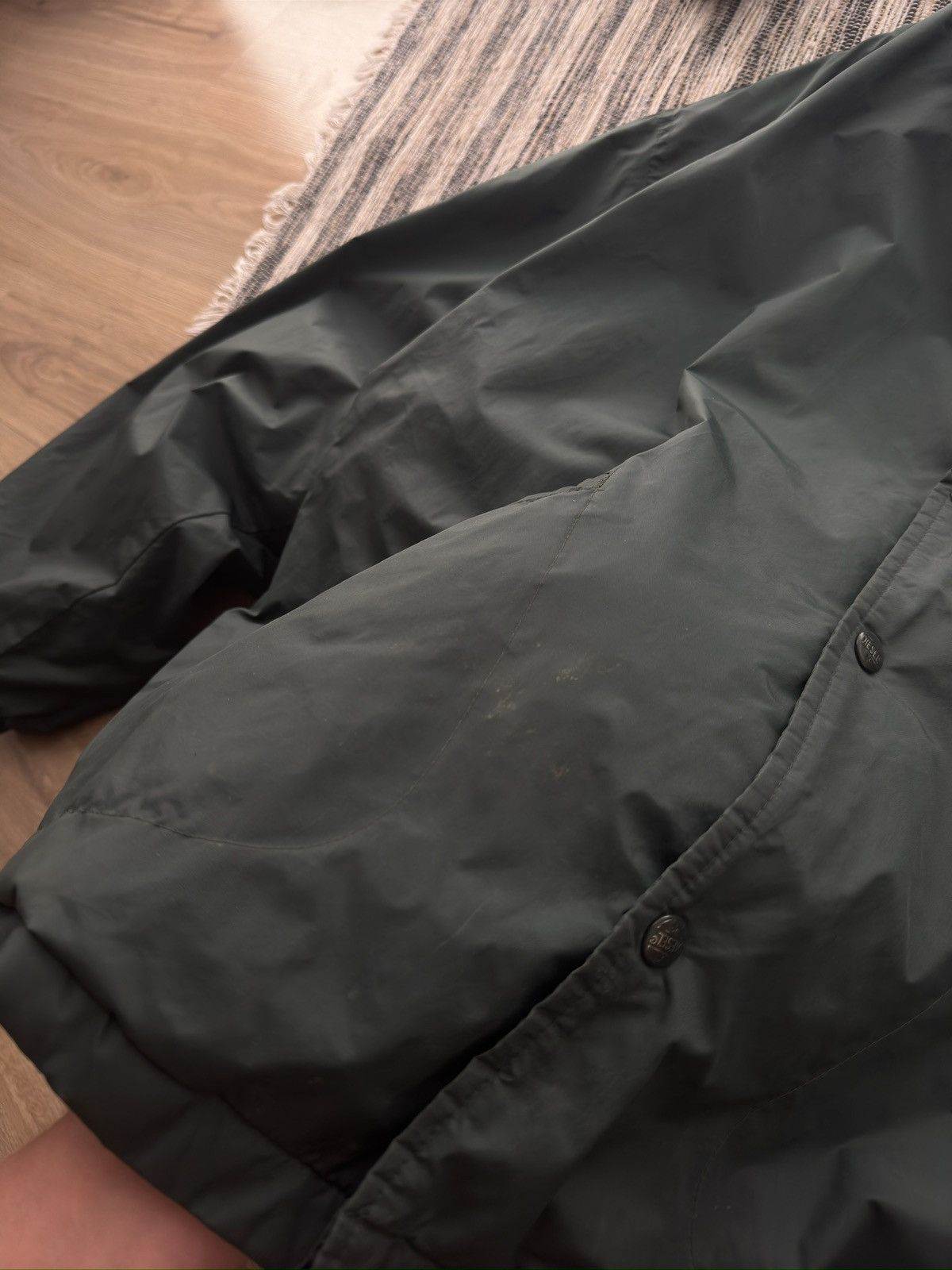 Diesel Vintage DIESEL Rare Y2K Big logo green nylon jacket Size US XXL / EU 58 / 5 - 6 Thumbnail