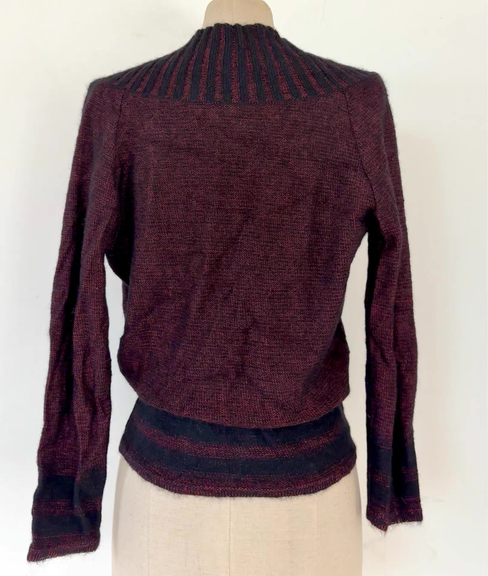 Roberto Cavalli Roberto Cavalli Women'sCowlNeckWool Blend Knitted SweaterＱ21 Size M / US 6-8 / IT 42-44 - 3 Thumbnail