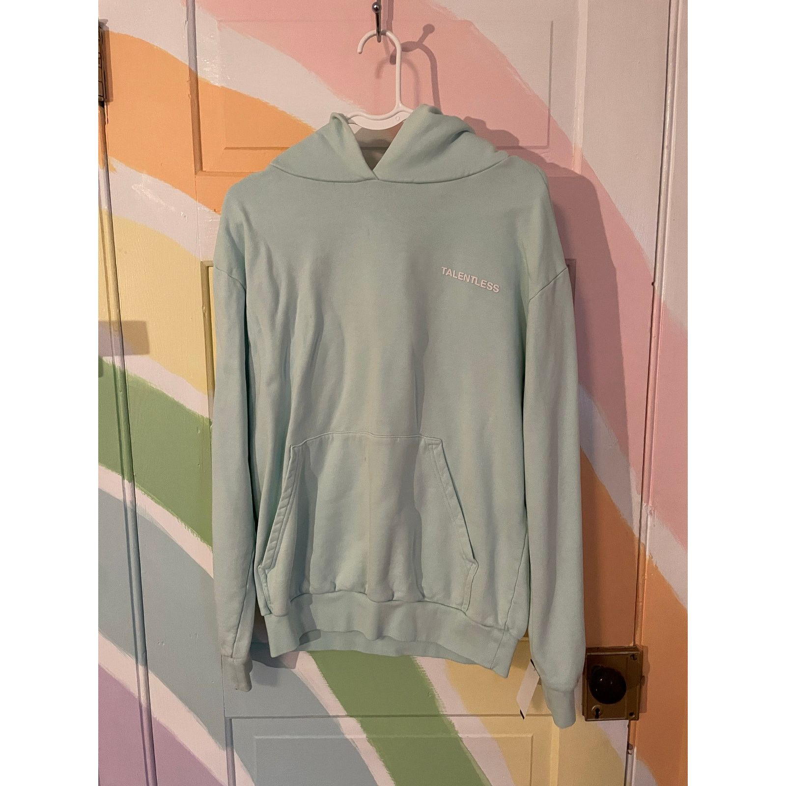 Talentless Talentless Mint Hoodie Small Unisex Pullover Minimalist Size S / US 4 / IT 40 - 2 Thumbnail