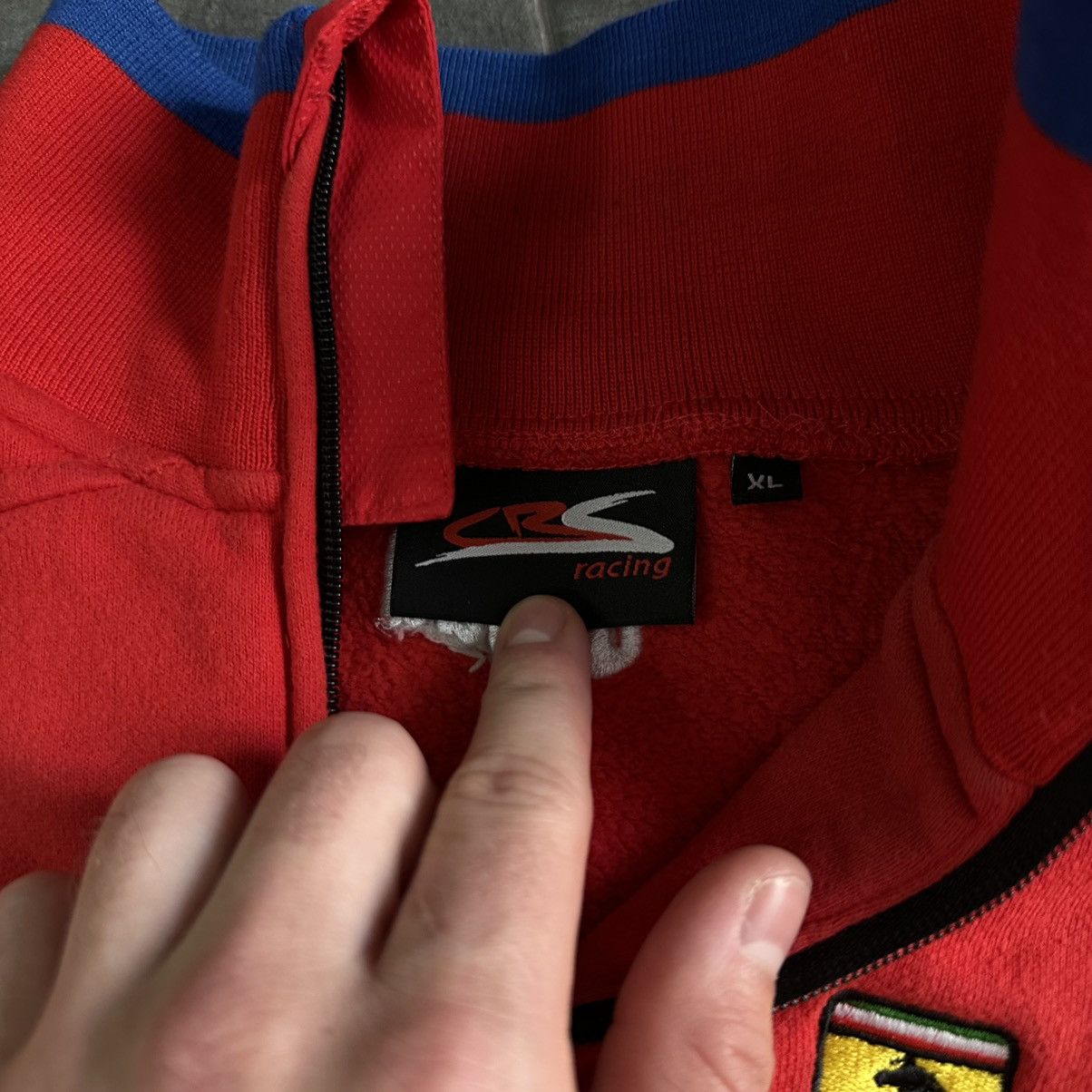 Vintage Vintage Zip 1/4 Zip Sweater Racing Sky Moto FW1 PPG Michelin Size US XL / EU 56 / 4 - 10 Thumbnail