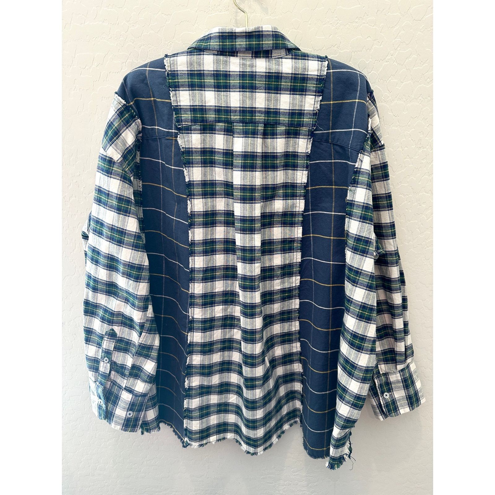 Urban Outfitters URBAN OUTFITTERS | Blue Plaid Button Down Oversized Shirt Size S / US 4 / IT 40 - 5 Thumbnail