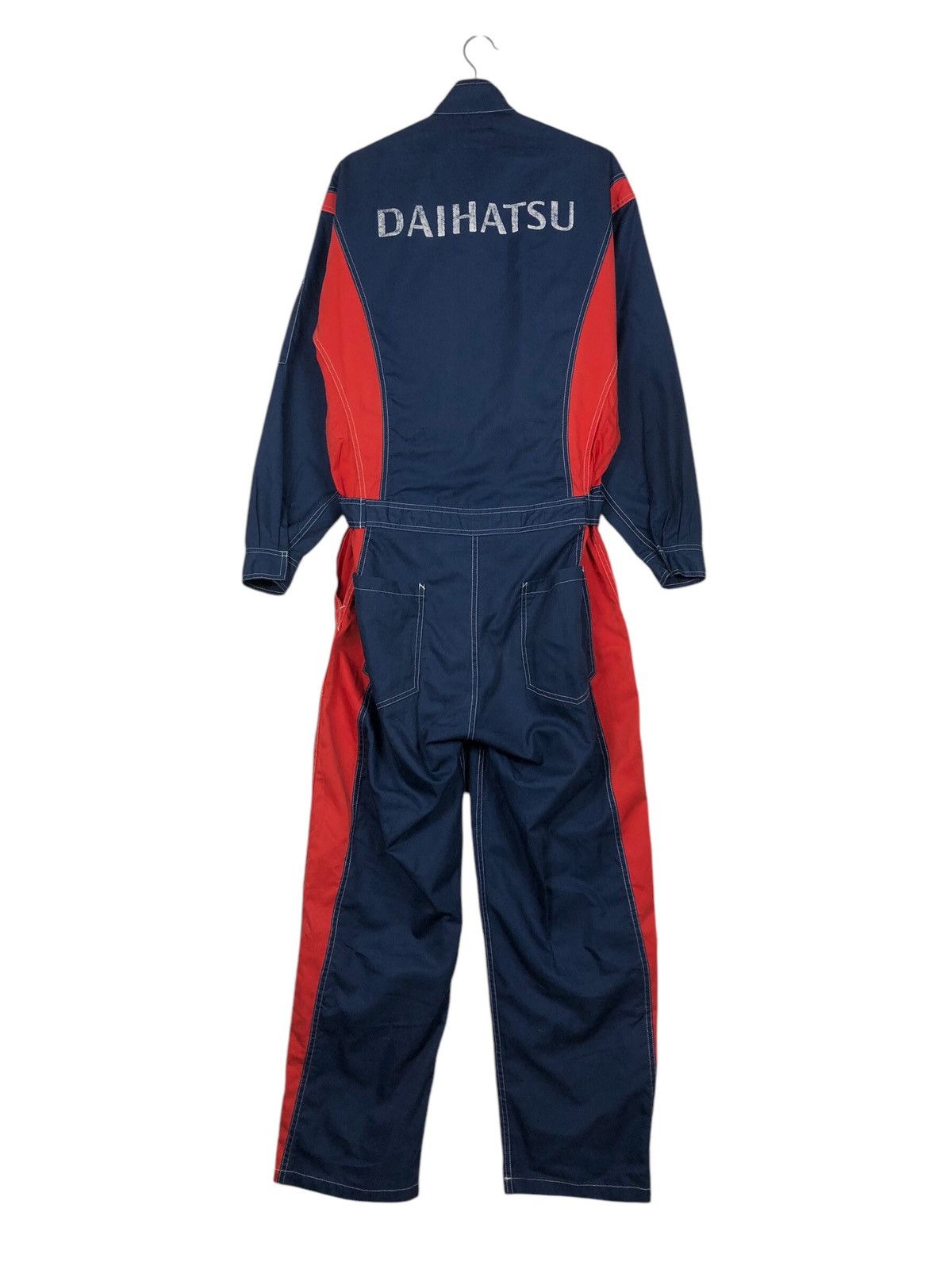 Japanese Brand 📌Vintage Coverall Worker Racing Daihatsu JDM Big Logo Size US 38 / EU 54 - 10 Thumbnail