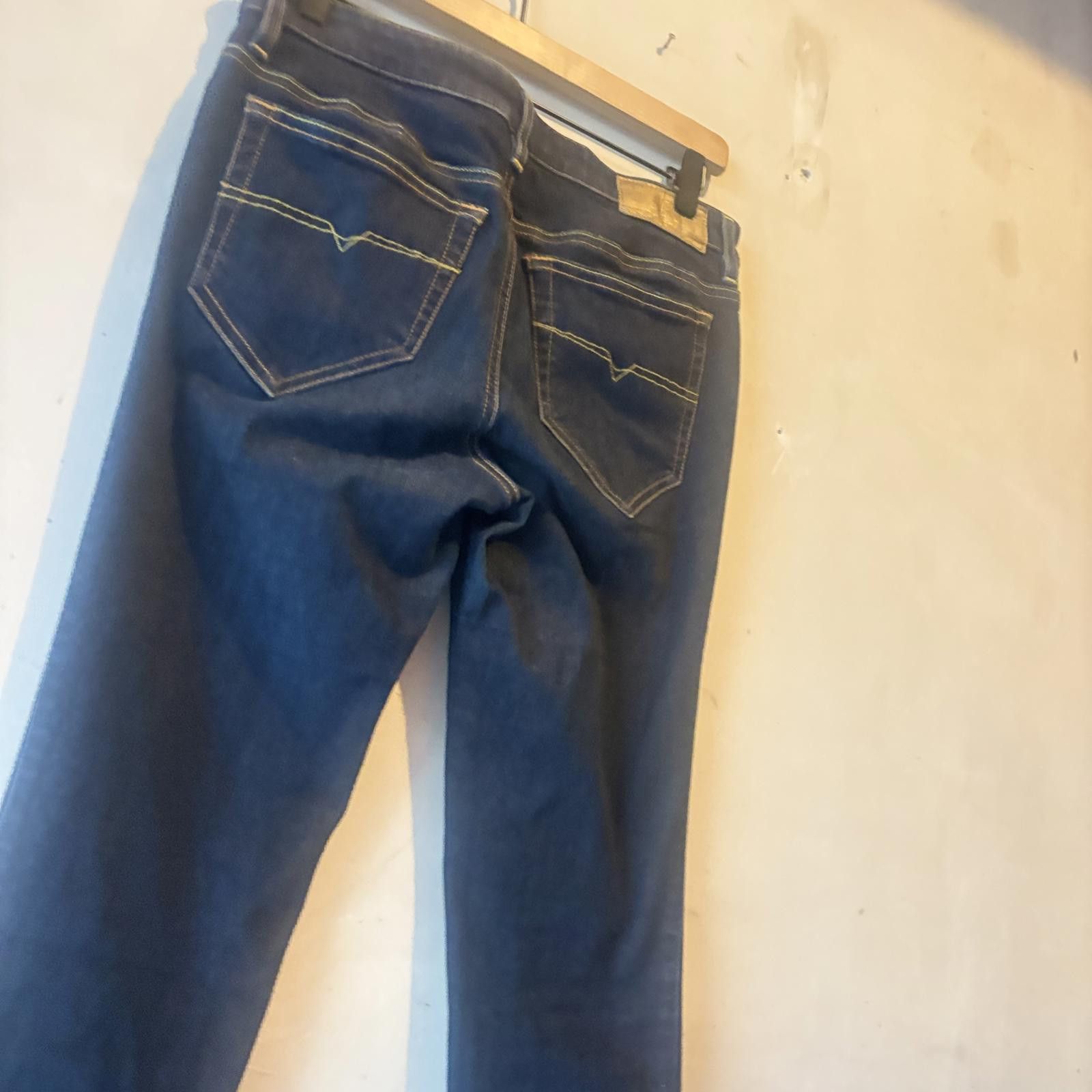 Diesel Diesel Dark Blue Slim Fit Jeans Size 29" - 6 Thumbnail
