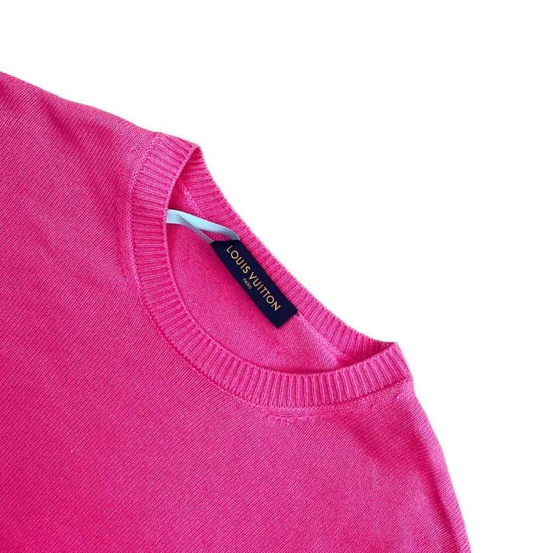 Louis Vuitton Louis Vuitton Cashmere rose logo sweater Size US XL / EU 56 / 4 - 3 Thumbnail