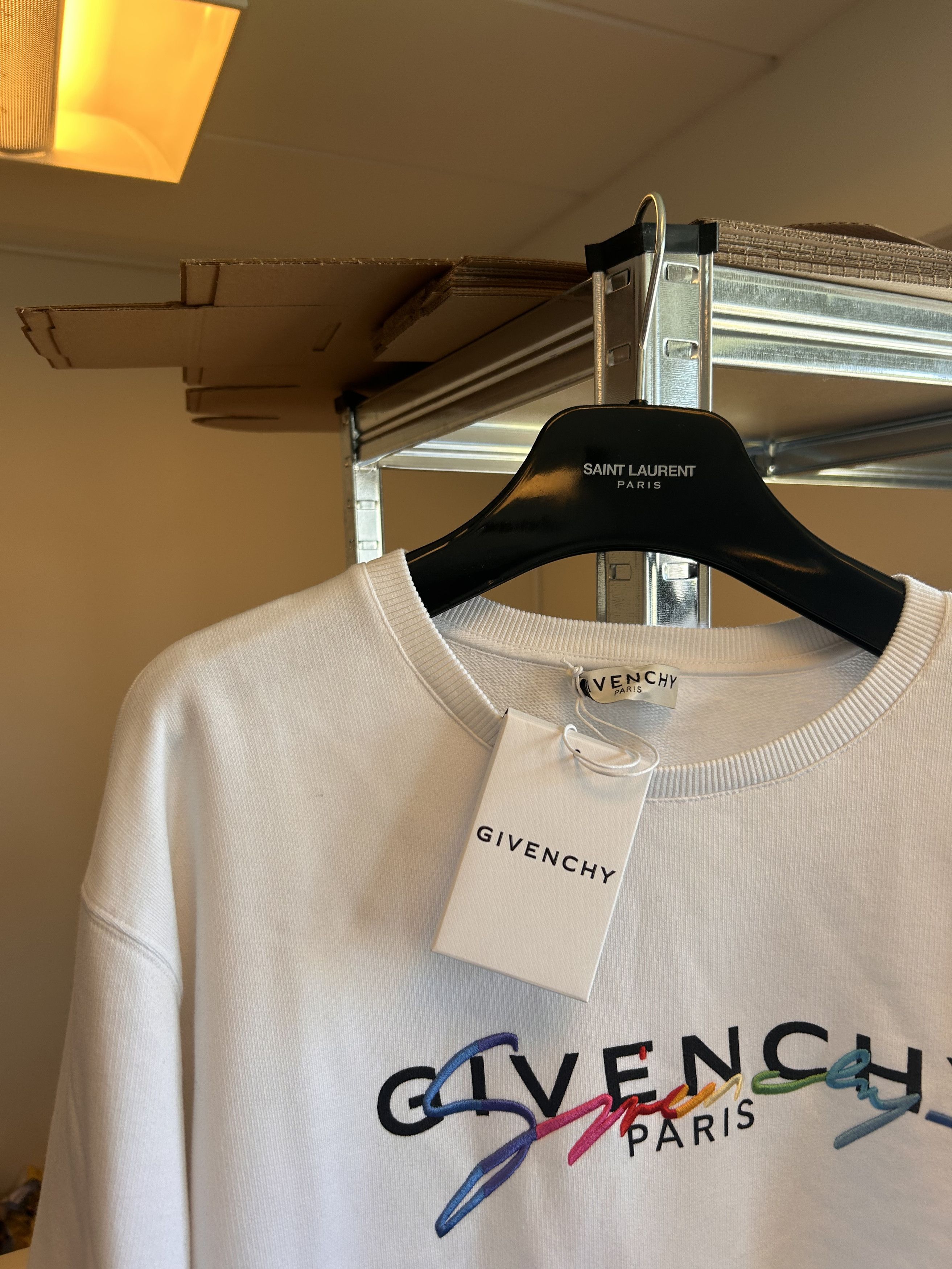 Givenchy Givenchy Rainbow Signature Sweatshirt Size US XXL / EU 58 / 5 - 2 Thumbnail