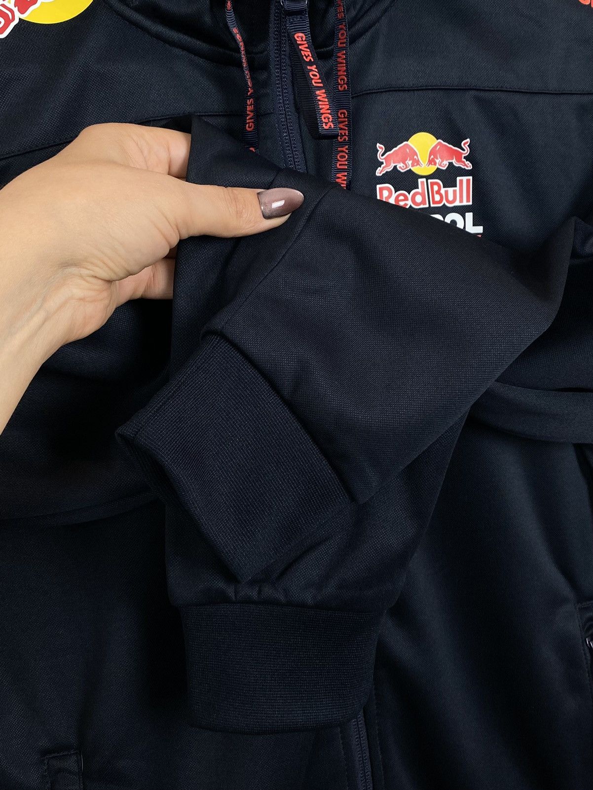 Red Bull Red Bull Racing Team Full Zip Hoodie Jacket Multi-logo Blue Size XL / US 12-14 / IT 48-50 - 6 Thumbnail