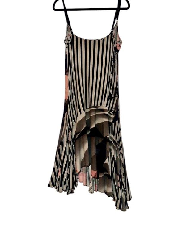 Just Cavalli Just Cavalli Floral Asymmetrical Slip Dress, c.2000s Size M / US 6-8 / IT 42-44 - 4 Thumbnail