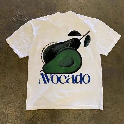VIBE Street casual retro avocado print t-shirt Size US M / EU 48-50 / 2 - 5 Thumbnail